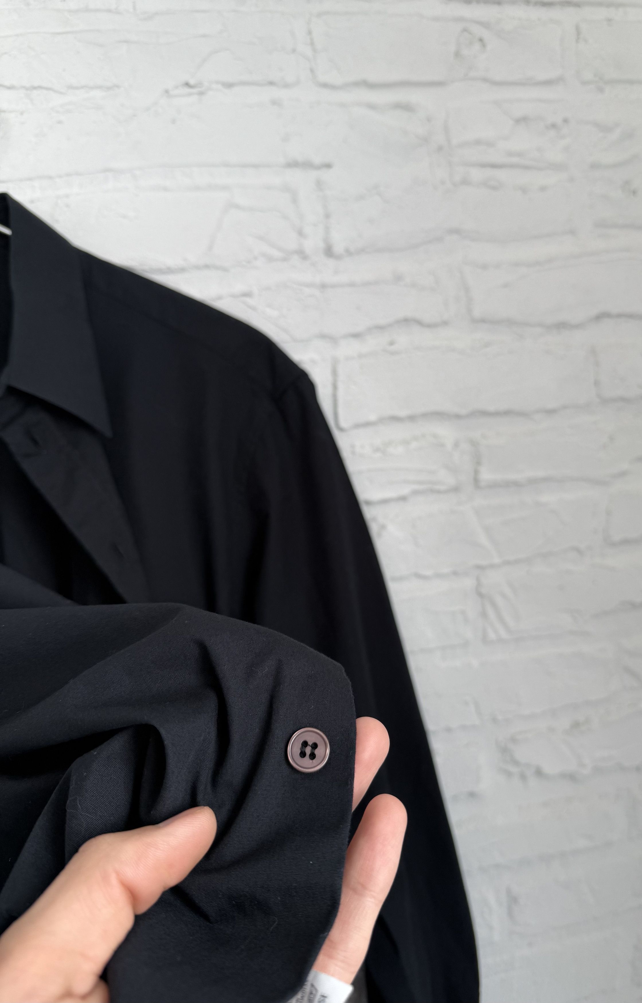 トップス archive helmut lang tops elbow hole Archive 90s Helmut Lang elbow patch black shirt