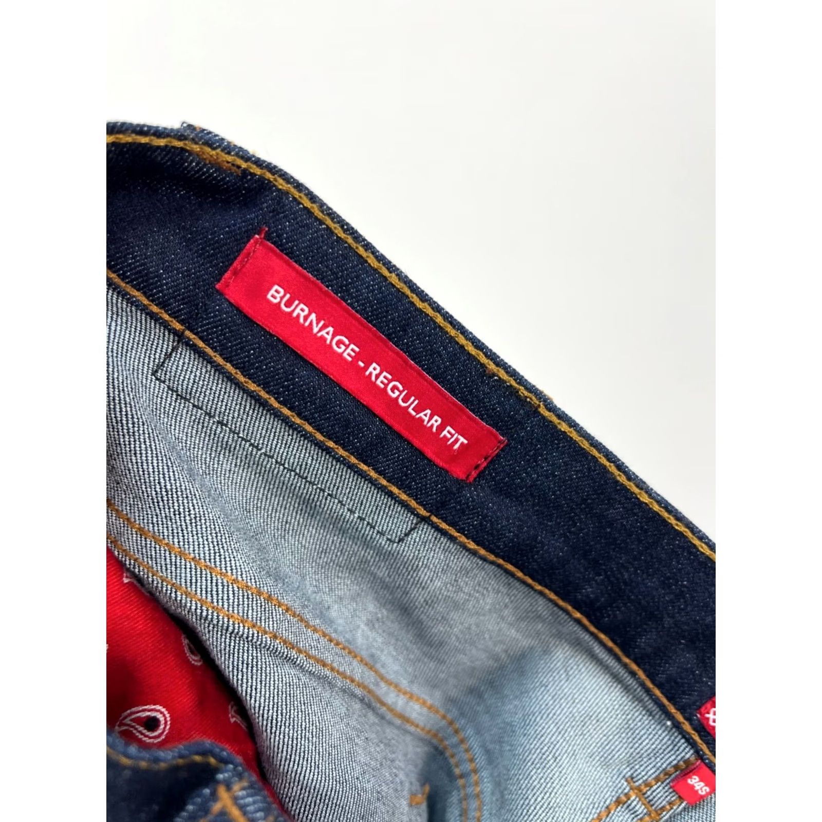 Pretty Green Pretty Green Jeans Men Indigo Denim 32x32 Burnage Regular Size Blue Shirt? Size US 32 / EU 48 - 6 Thumbnail