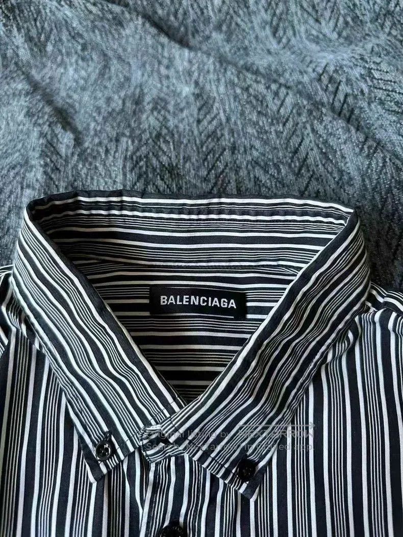 Balenciaga Balenciaga Striped Button-Up Shirt. Size US XXS / EU 40 - 3 Thumbnail
