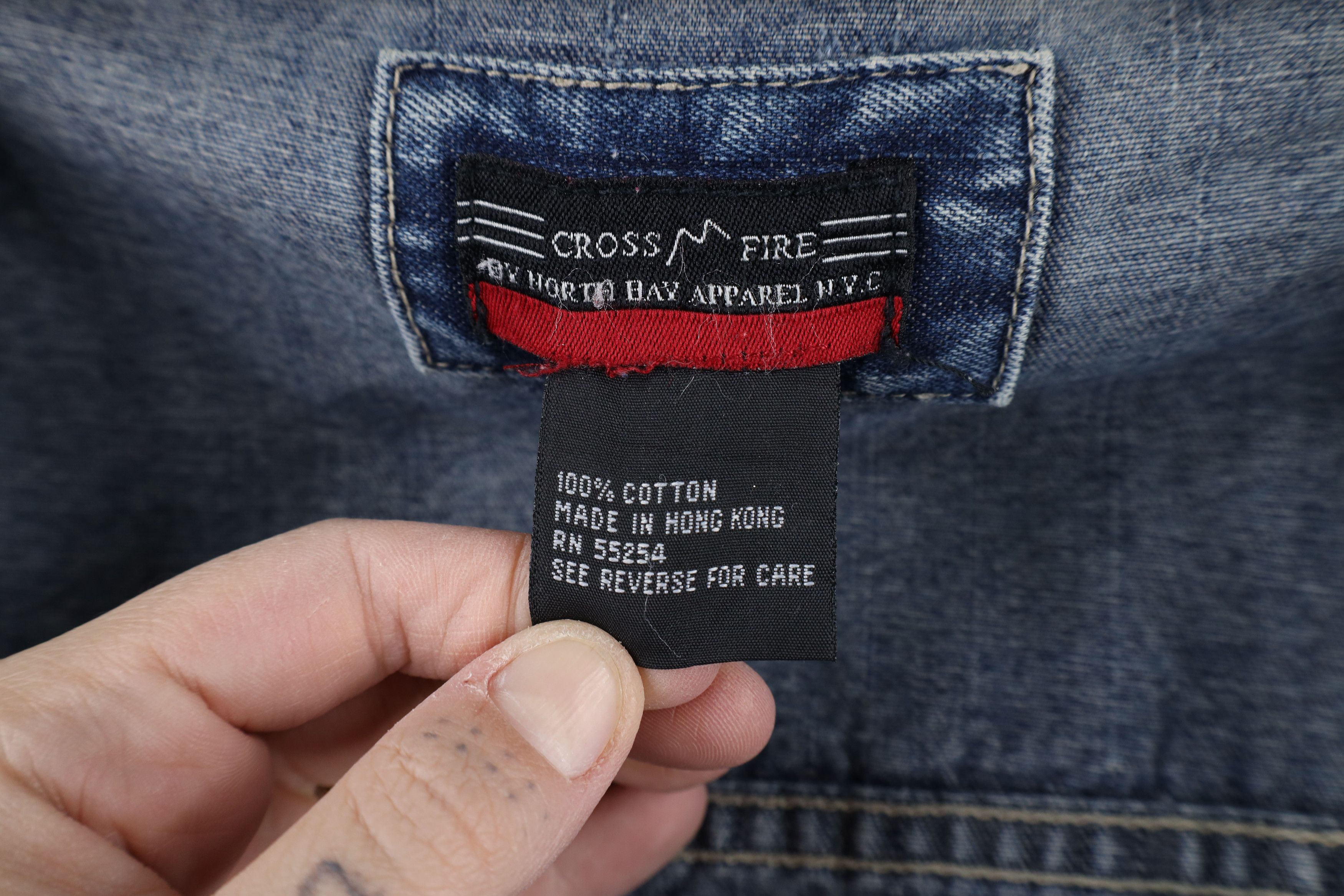 Vintage Vintage 90s Y2K Streetwear Denim Jean Trucker Jacket Blue Size US M / EU 48-50 / 2 - 9 Thumbnail