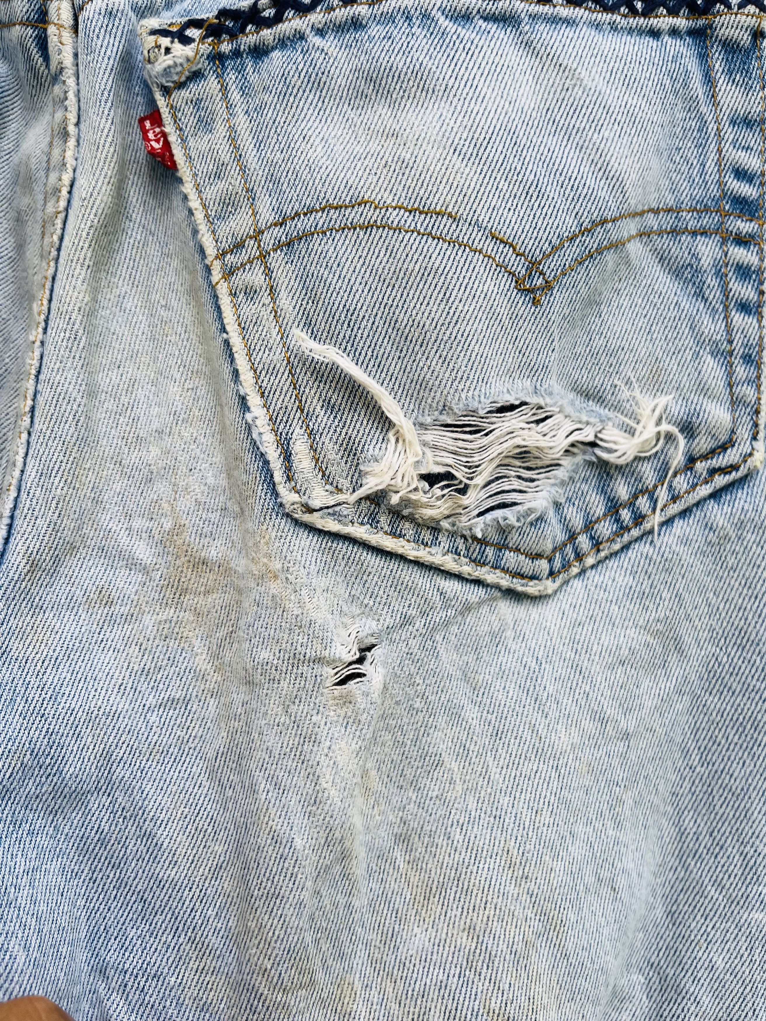 Japanese Brand × Levi's Vintage Clothing Vintage Levis Distressed Japanese Designer Style Size US 30 / EU 46 - 13 Thumbnail