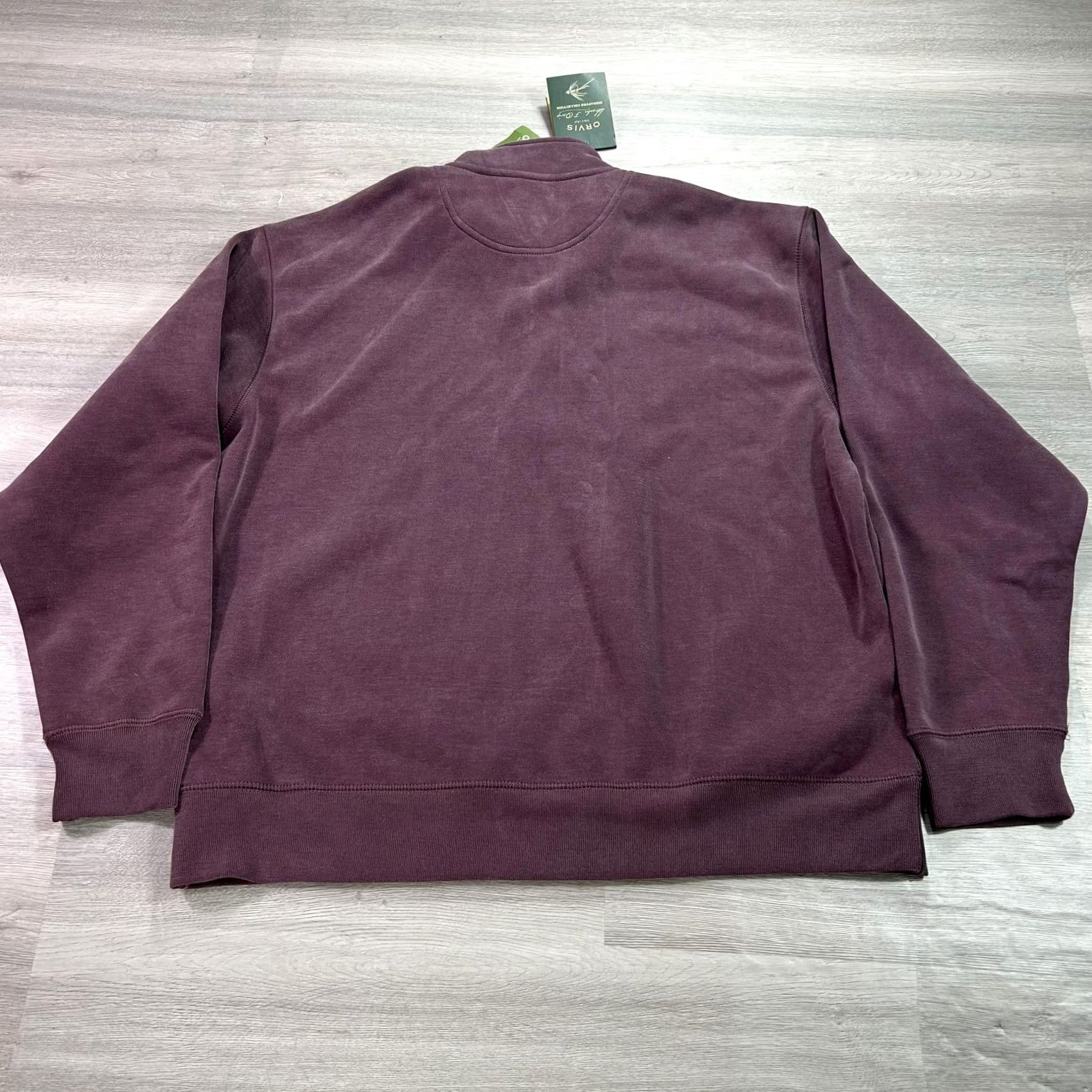 Orvis Orvis Sweatshirt Mens Large Burgundy Elbow Patches 1/4 Zip Pullover Size US L / EU 52-54 / 3 - 2 Thumbnail