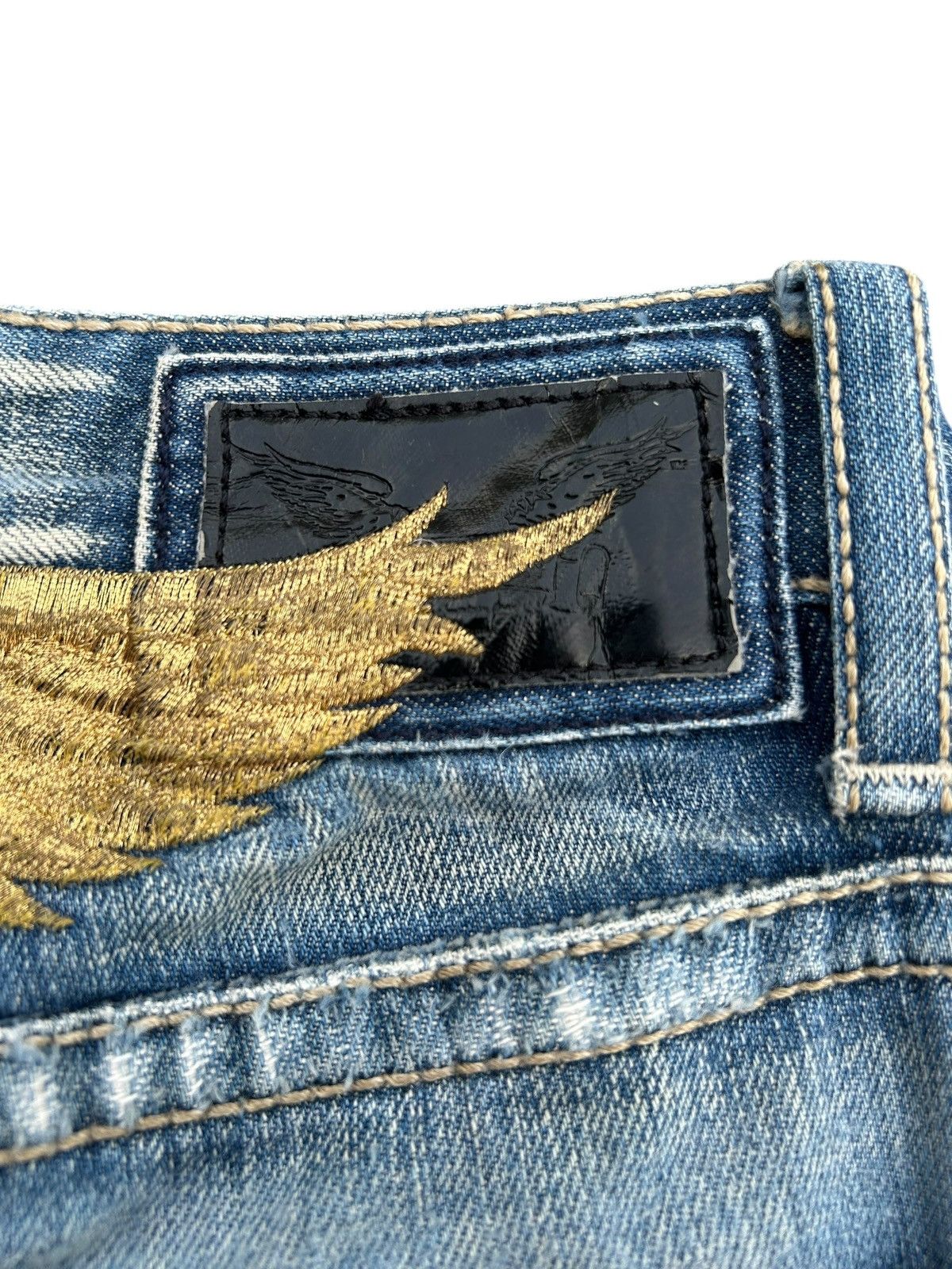 Robins Jeans ROBINS JEANS DISTRESSED DENIM JEANS Size US 31 - 7 Thumbnail