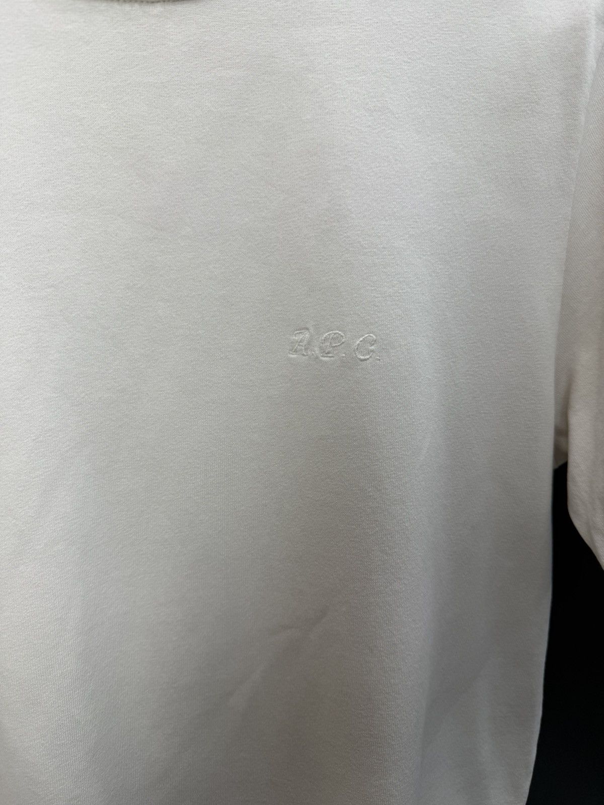 A.P.C. A.P.C. Rue Madame Paris Logo T-Shirt Pale Pink Size S Size US S / EU 44-46 / 1 - 4 Thumbnail
