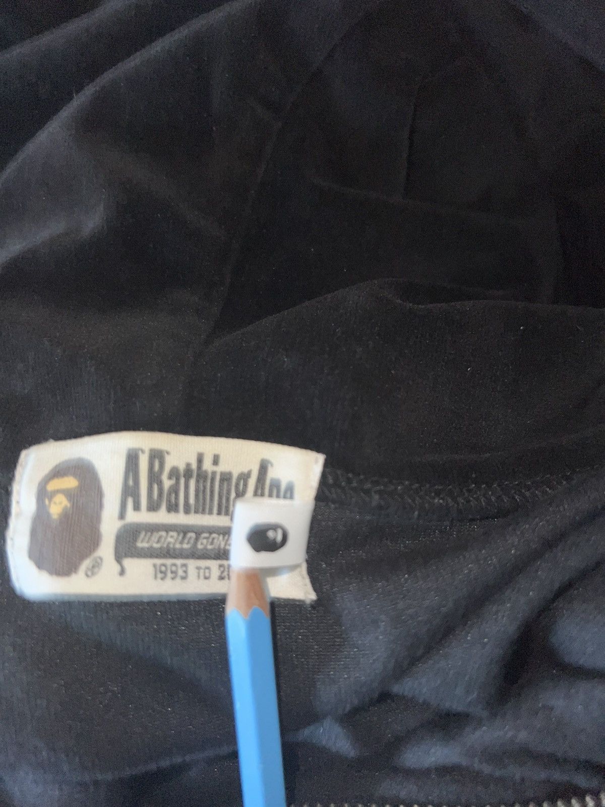 Bape Bape Velour Shark full zip hoodie 2015 Size US XXL / EU 58 / 5 - 14 Thumbnail
