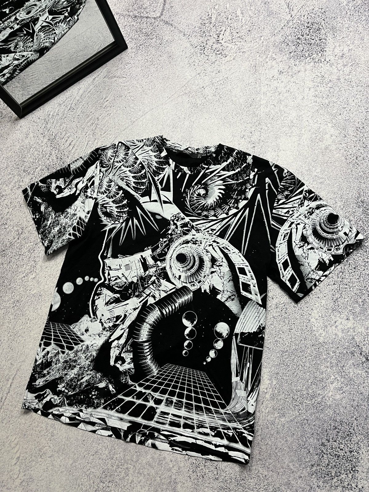 Jaded London Jaded London T Shirt All Over Abstract Print Streetwear Size US M / EU 48-50 / 2 - 2 Thumbnail