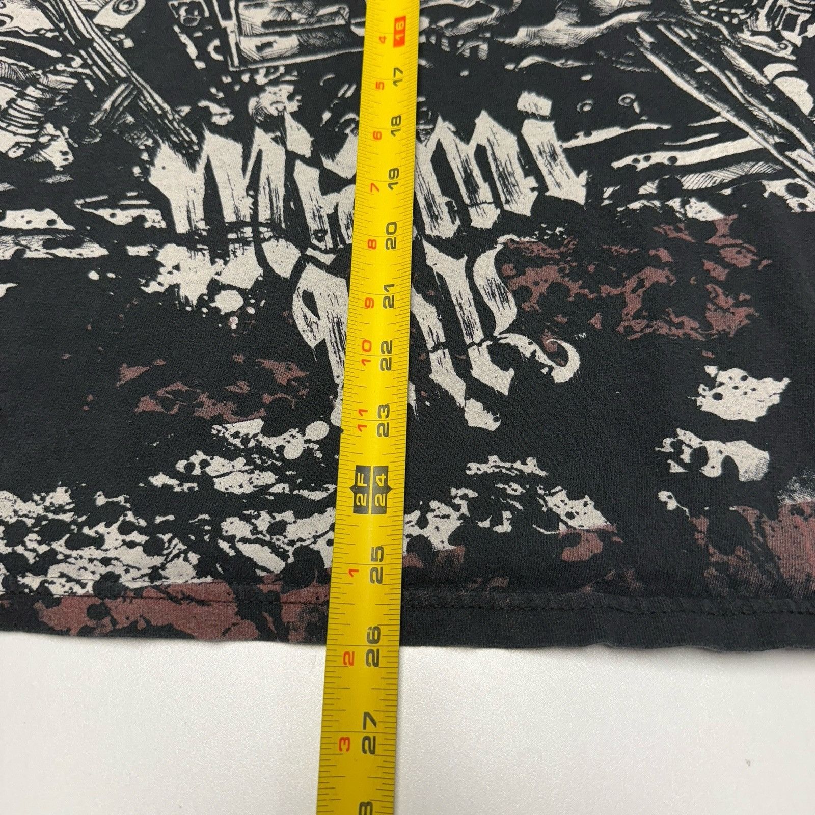 Vintage Miami Ink Grunge T Shirt Mens 2XL Y2K All Over Print Short S Size US XXL / EU 58 / 5 - 7 Thumbnail