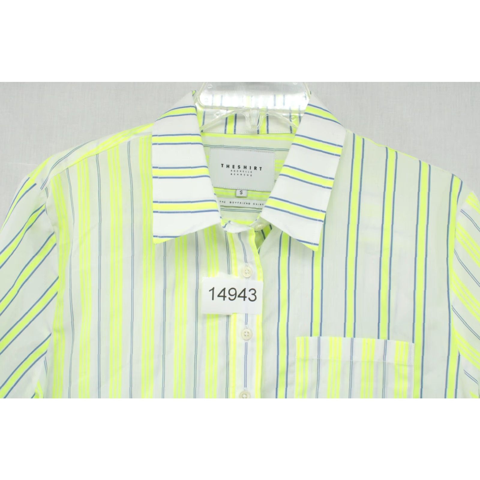 Vintage The Shirt Rochelle Behrens Button Up Longsleeve Small Yellow Shirt Size S / US 4 / IT 40 - 8 Thumbnail