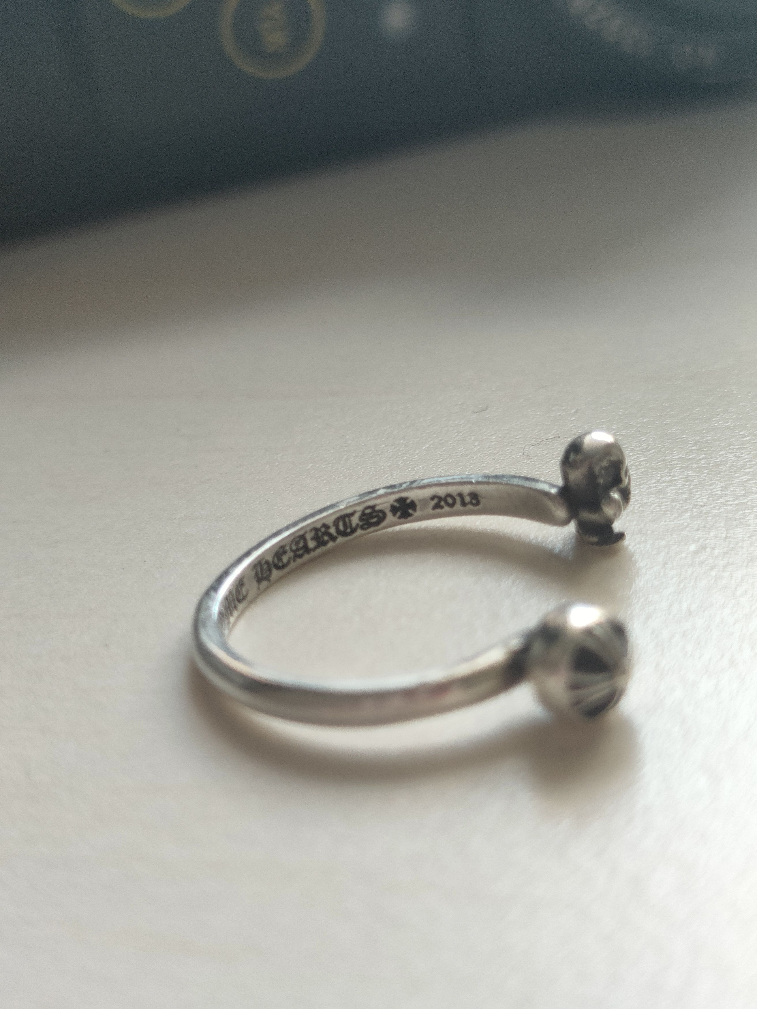 Chrome Hearts Chrome Hearts Silver Foti Bubblegum Cross Ring Size ONE SIZE - 7 Thumbnail