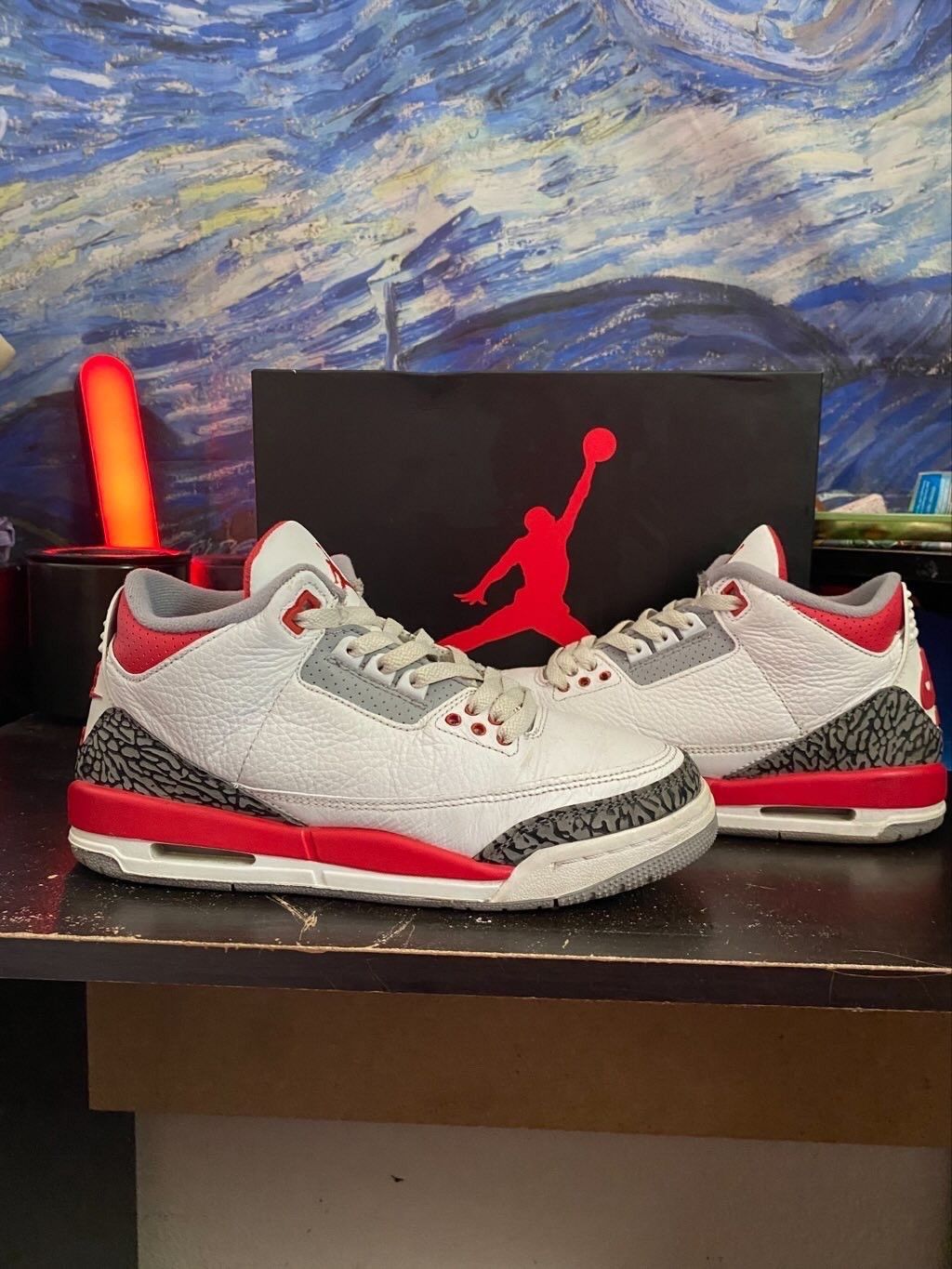 Jordan 3 GS Fire Red