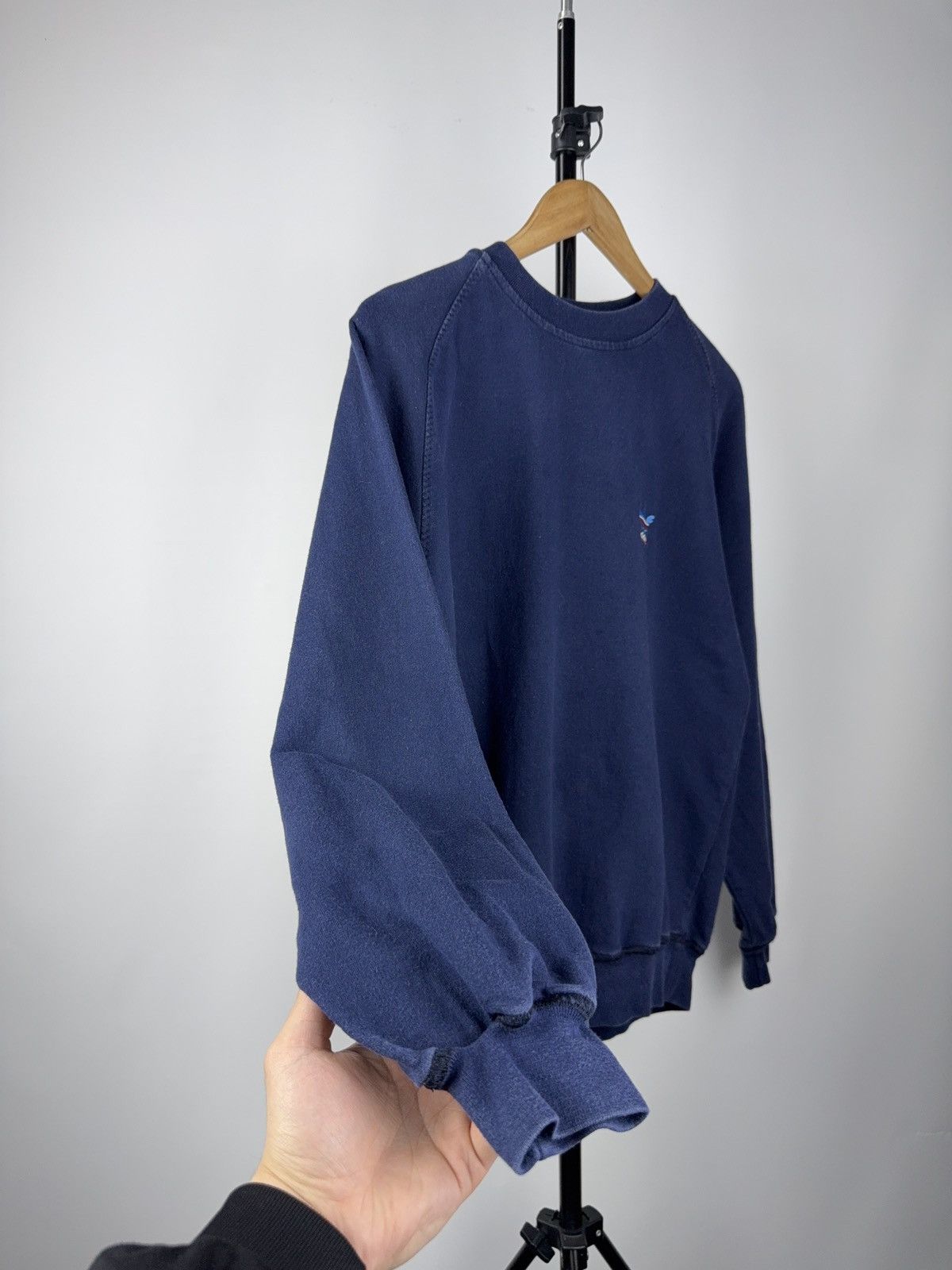 Adidas × Vintage Vintage 80s Adidas Basic Logo Rare Sweatshirt Size US M / EU 48-50 / 2 - 3 Thumbnail