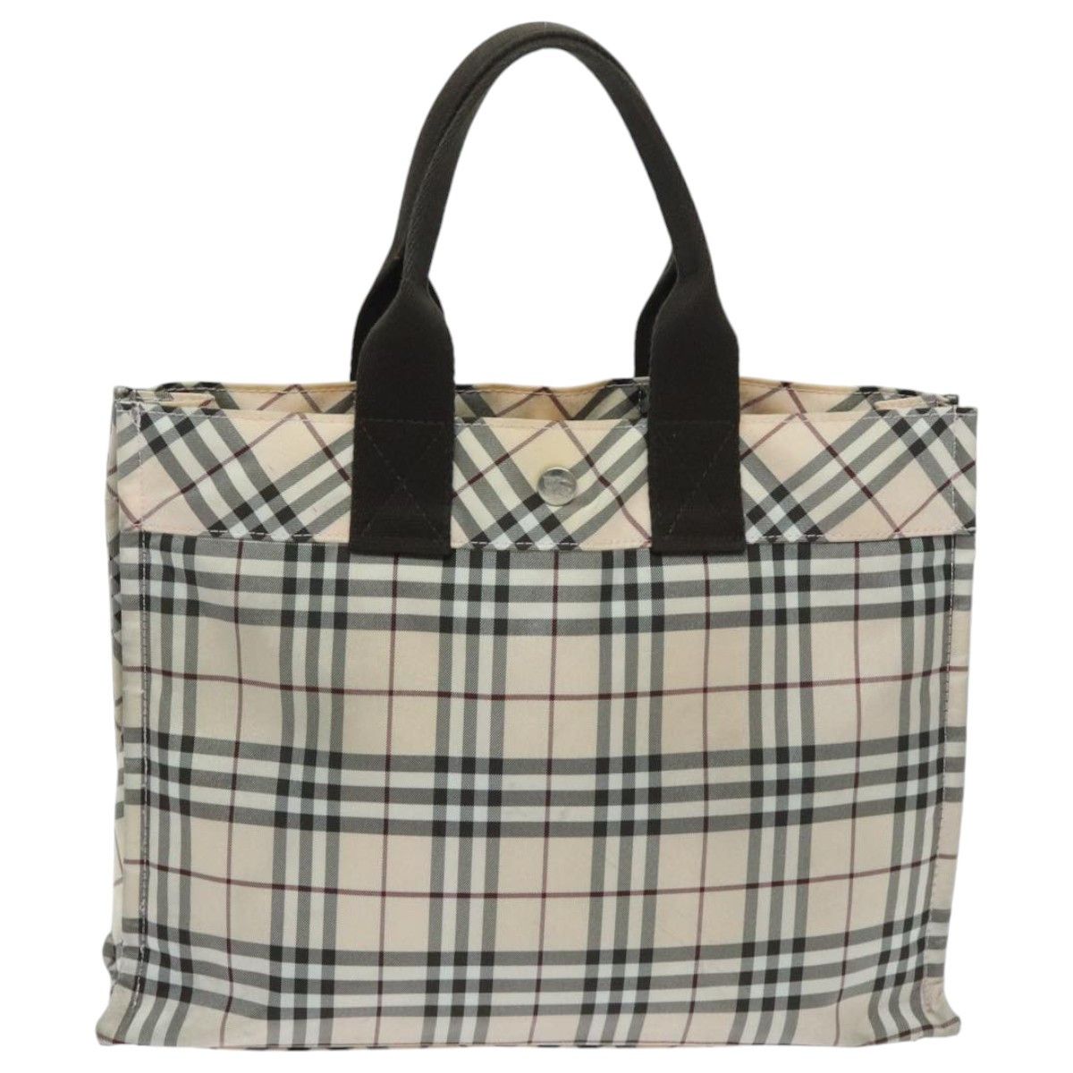 Burberry Nova Check Beige Metal Handbag (Pre-Owned) Size ONE SIZE - 1 Thumbnail