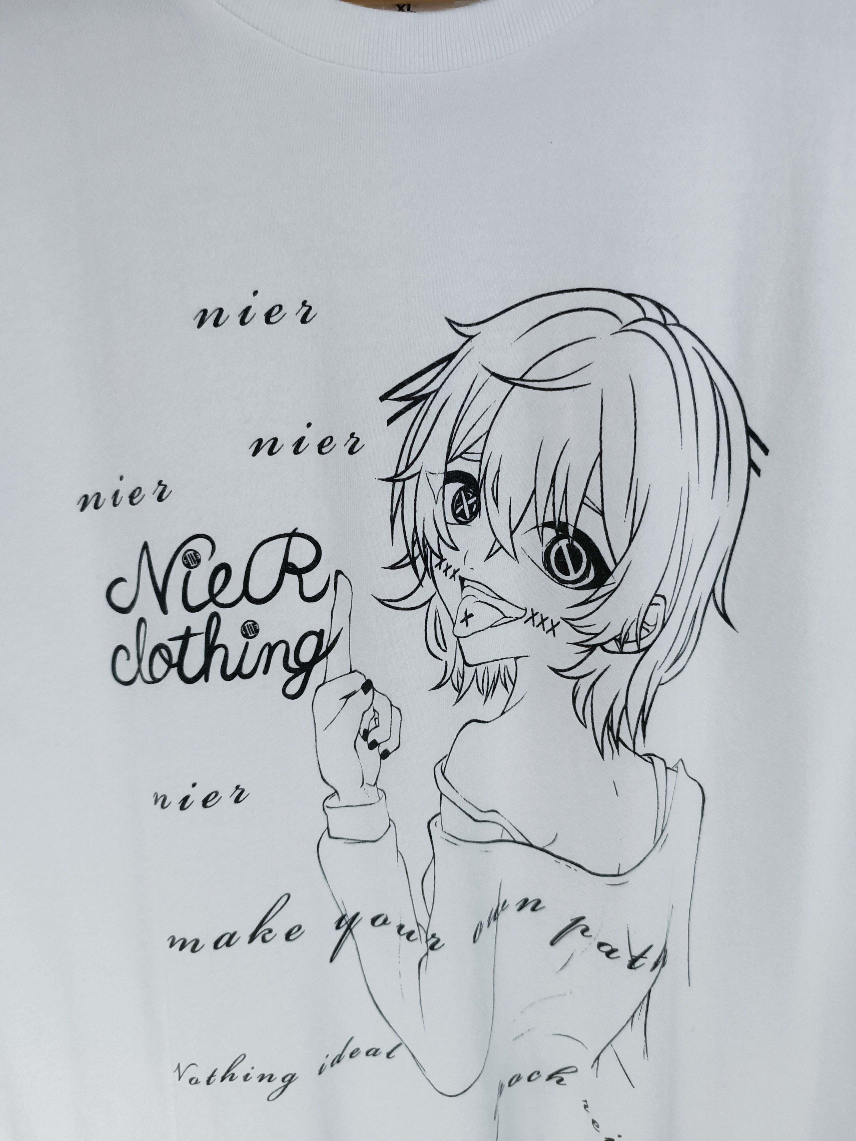 Anime VINTAGE Y2K NIER CLOTHING CUTE ANIME WAIFU TEE Size US L / EU 52-54 / 3 - 7 Thumbnail
