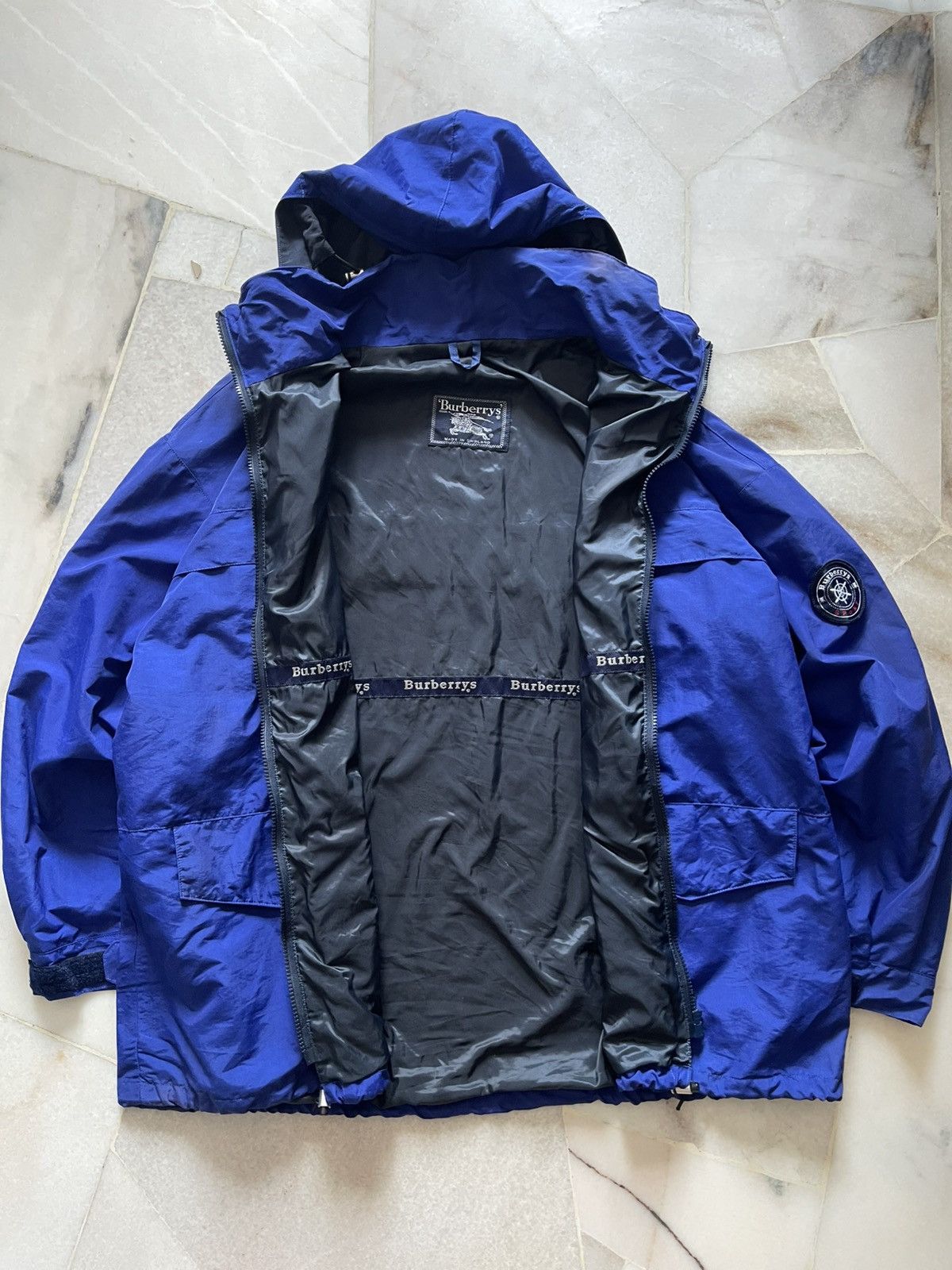 Burberry 90s Burberry Sport Zipper Jacket Size US XXL / EU 58 / 5 - 4 Thumbnail