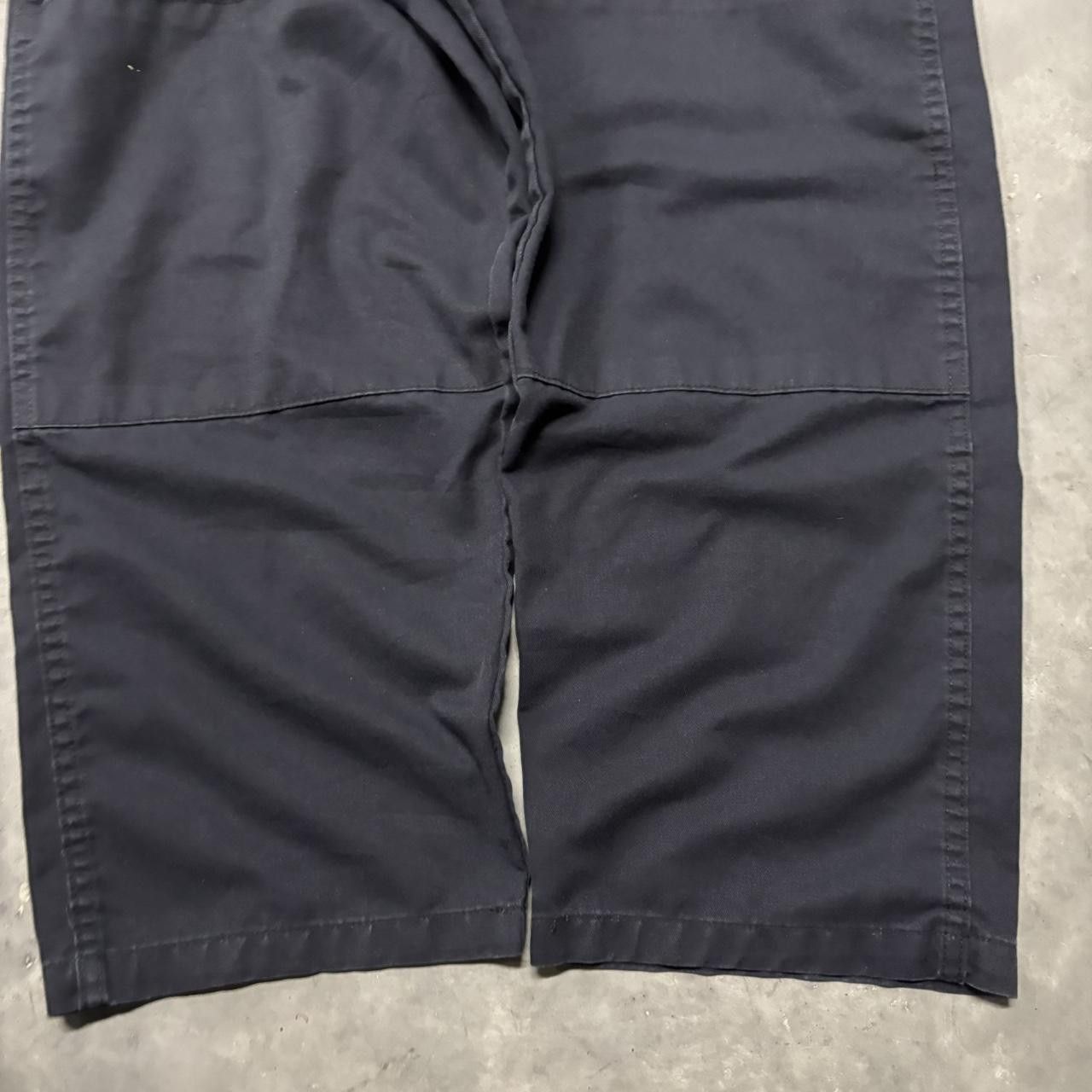Japanese Brand × Vintage Crazy Vintage Y2K/2000s Baggy Black Streetwear Workwear Skater Style Cargo Pants! Size US 44 / EU 60 - 6 Thumbnail