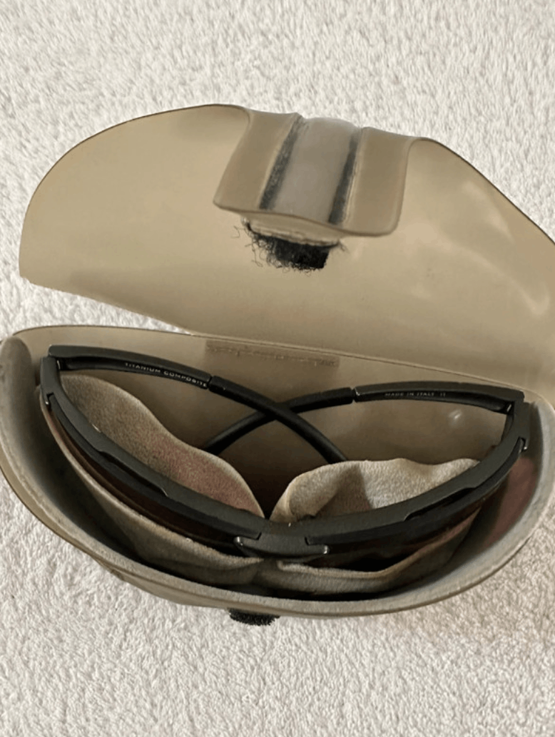 Prada PRADA Sunglasses Rectangle Wrap Shield Metal Symbole RI920 Size ONE SIZE - 6 Thumbnail