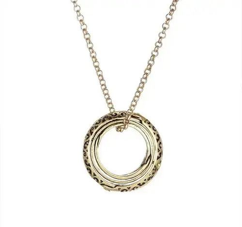 Other Gold Color Astronomical Ball Pendant Necklace Size ONE SIZE - 2 Thumbnail