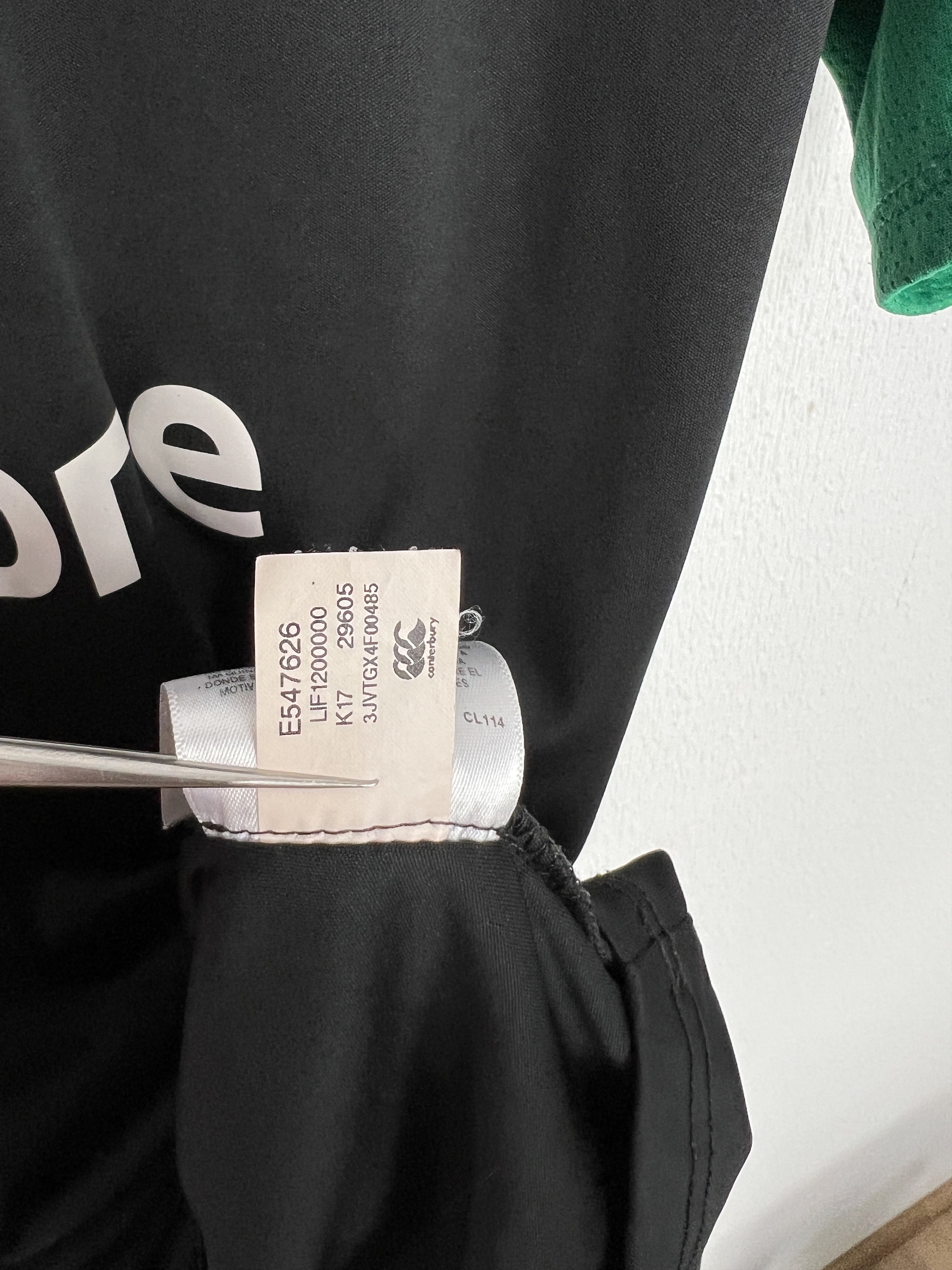 Vintage Ireland Canterbury Rugby Union Jersey Mens Black Shirt Size US XXL / EU 58 / 5 - 12 Thumbnail