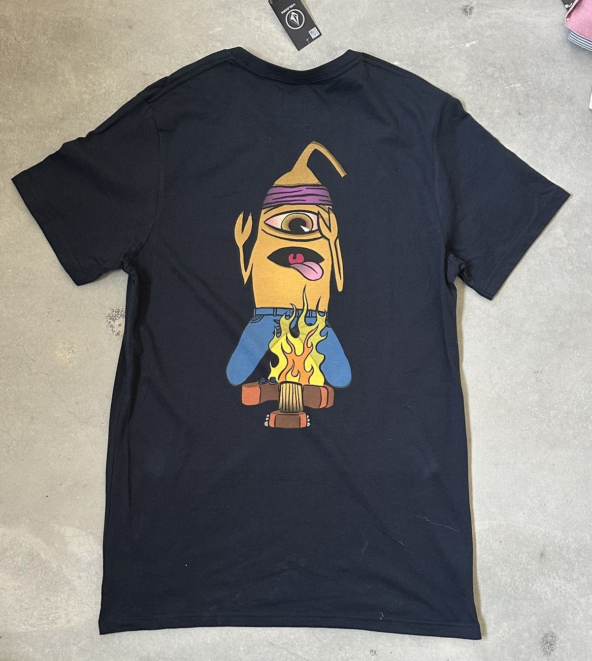 Volcom VOLCOM X TOY MACHINE SKATE TEE Size US S / EU 44-46 / 1 - 1 Thumbnail