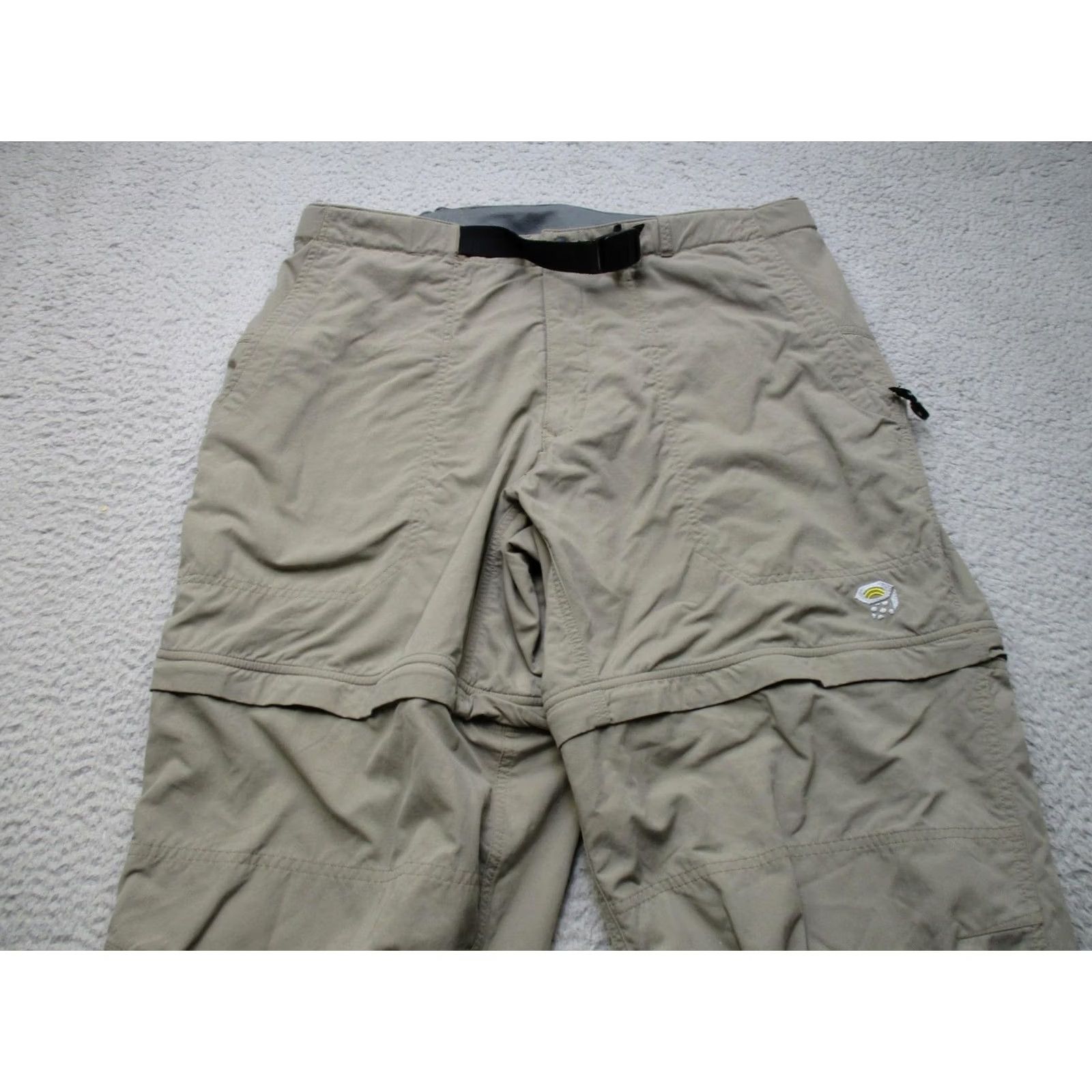 Mountain Hardwear Mountain Hardwear Pants Mens Large Khaki Convertible Zip Off Hiking Nylon Trail Size US 33 - 2 Thumbnail