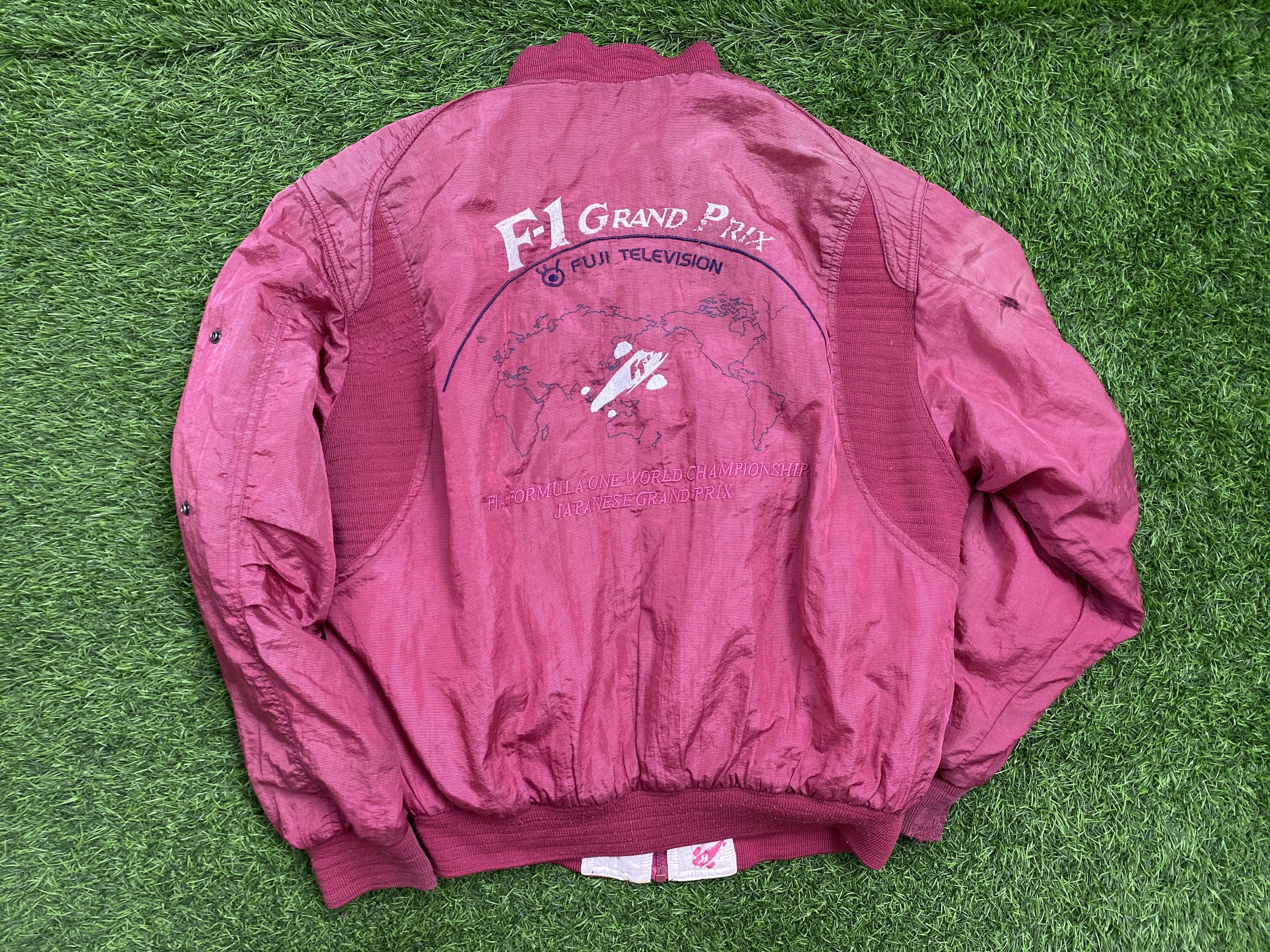Formula 1 × Japanese Brand Vintage Kadoya F1 Japan Grandprix Reversible Jacket Size US L / EU 52-54 / 3 - 3 Thumbnail