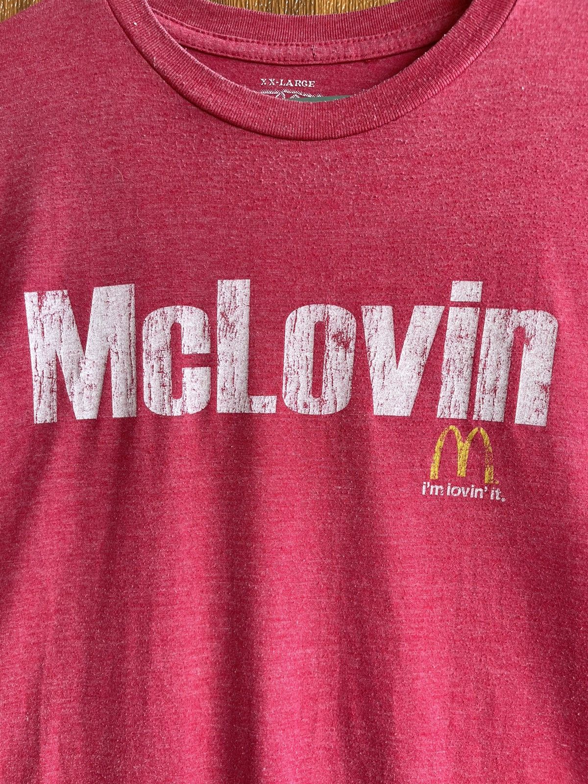 Travis Scott Hype🔥Humor McDonald’s McLovin Big Logo Tshirt Size US XXL / EU 58 / 5 - 3 Thumbnail