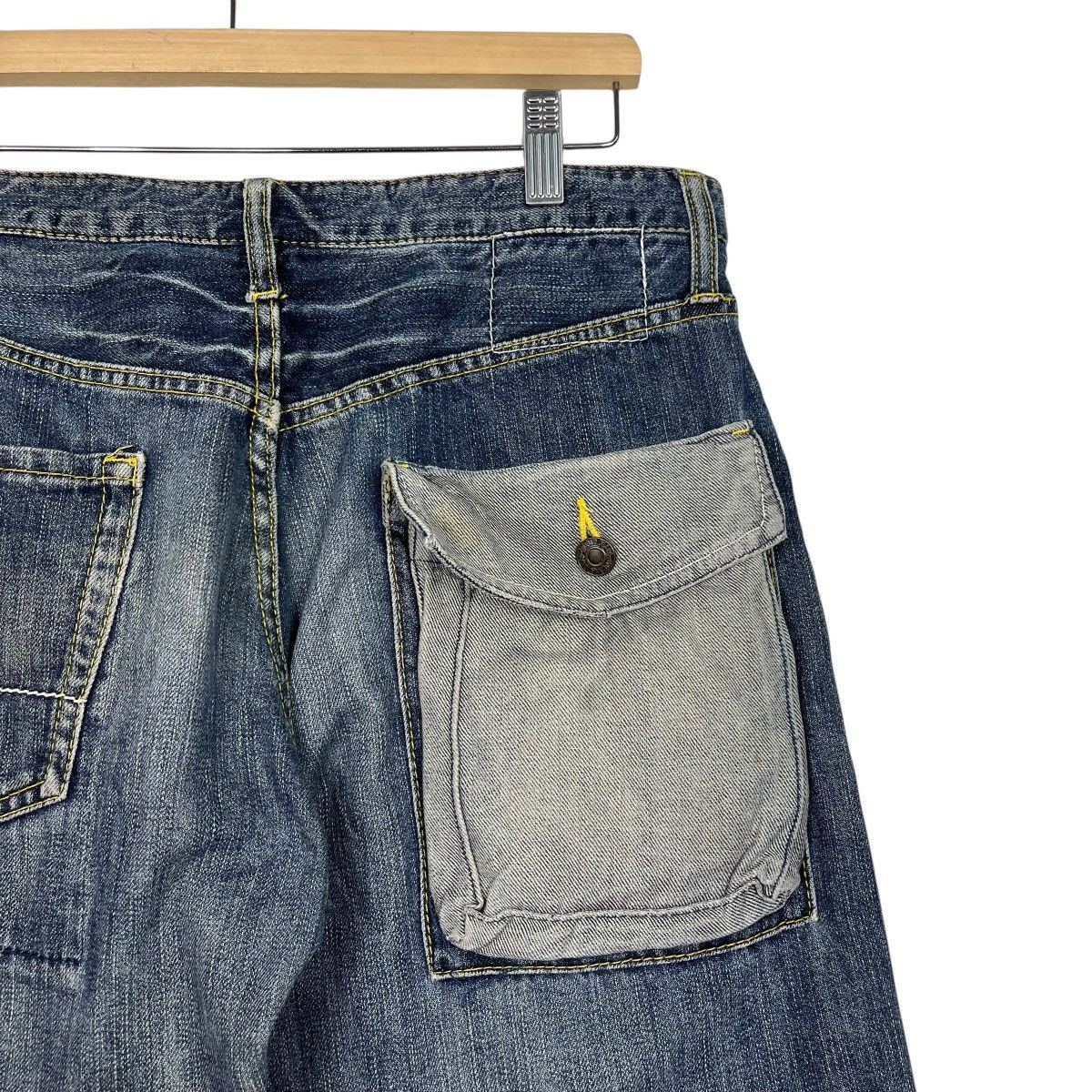 Japanese Brand Vintage Japanese Designer Workwear Denim Jeans Size US 32 / EU 48 - 11 Thumbnail