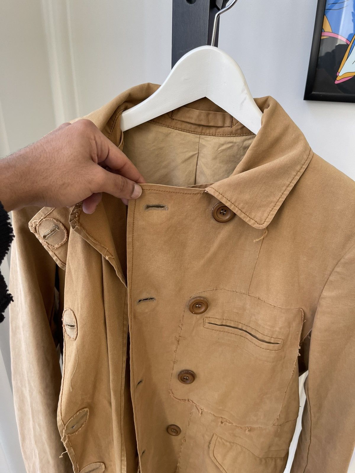 Maison MIHARA YASUHIRO Miharayasuhiro 00s Sample Military Jacket With Glued Pocket Size US S / EU 44-46 / 1 - 12 Thumbnail
