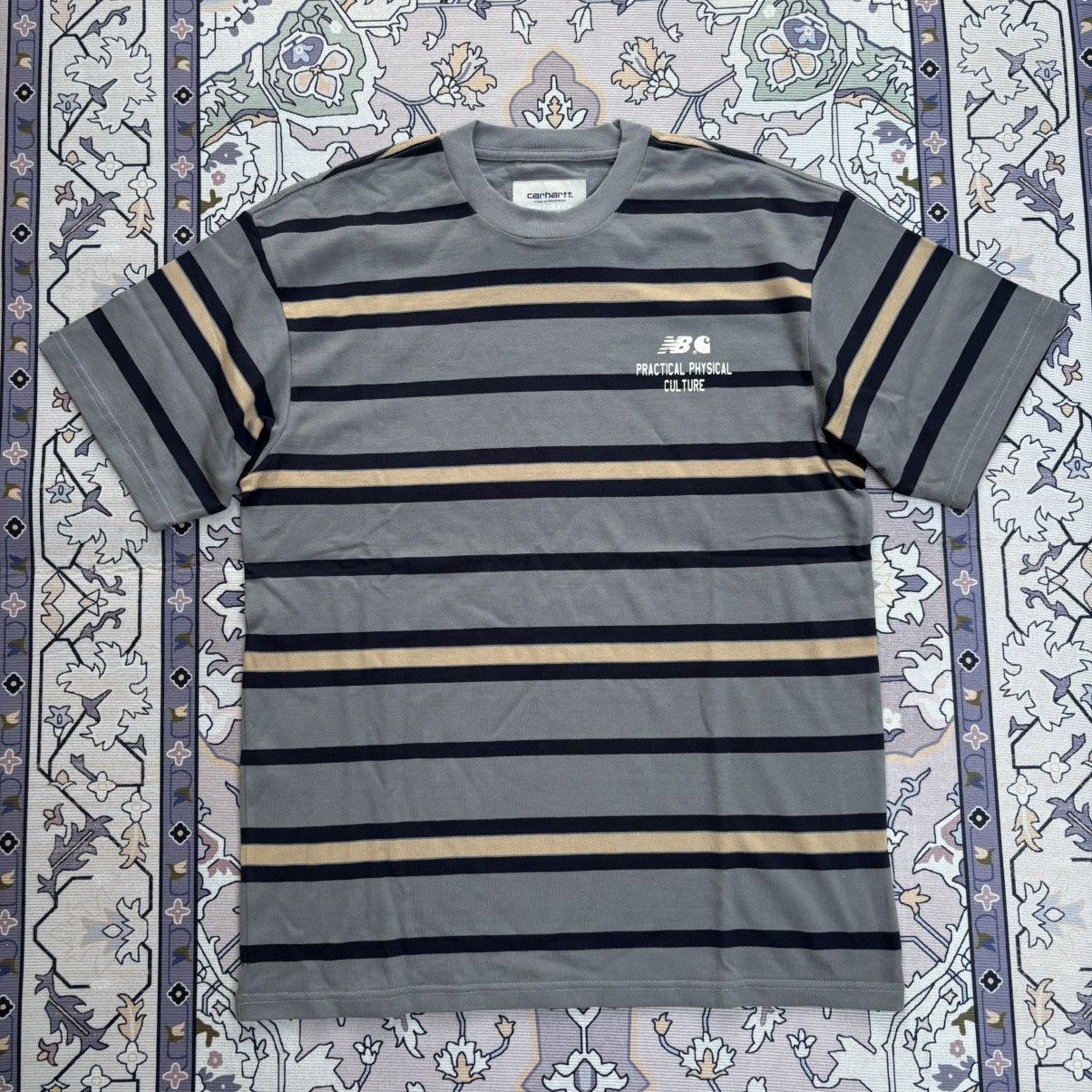 Carhartt Carhartt WIP × New Balance Short-Sleeve Sculpture Stripe Size US M / EU 48-50 / 2 - 1 Thumbnail