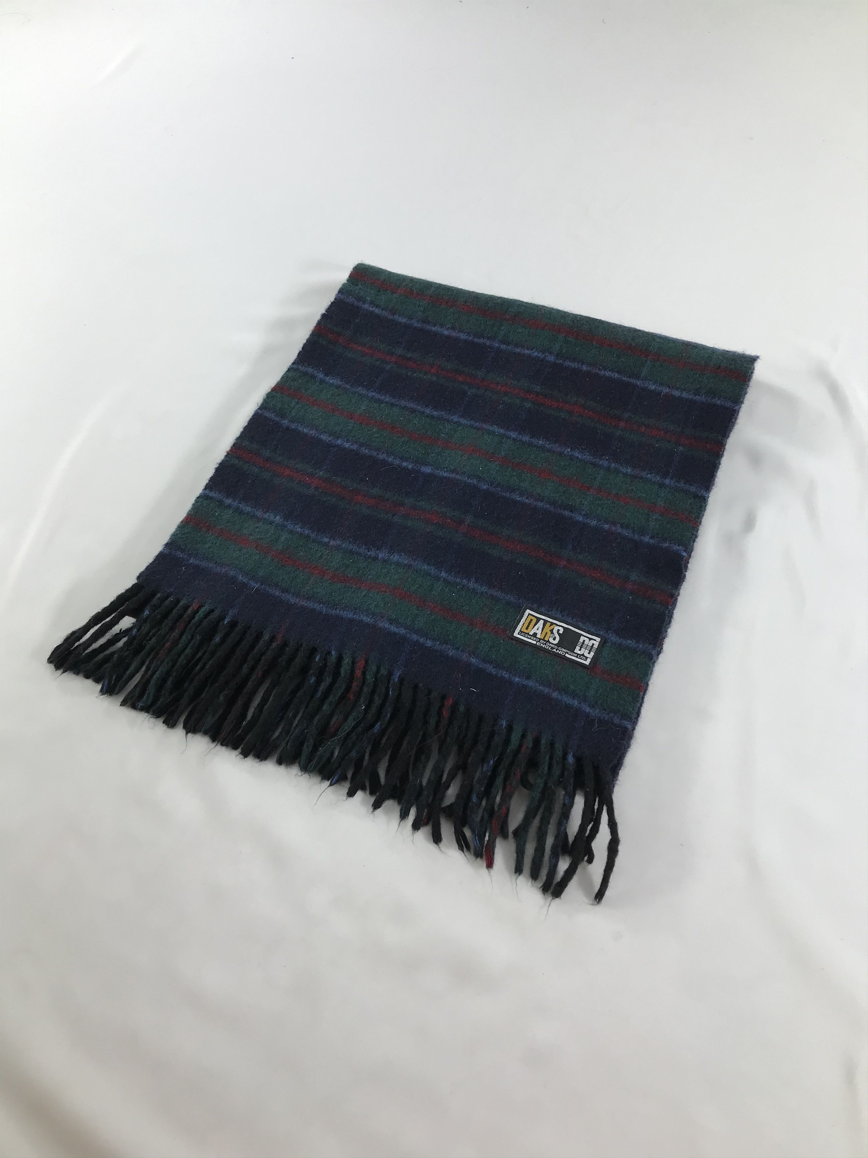 DAKS DAKS London Tartan Wool Scarf Muffler V45 Size ONE SIZE - 3 Thumbnail