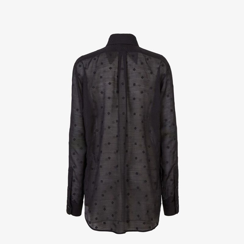 Fendi o1loc1c0426 Shirt in Black Size XL / US 12-14 / IT 48-50 - 2 Thumbnail