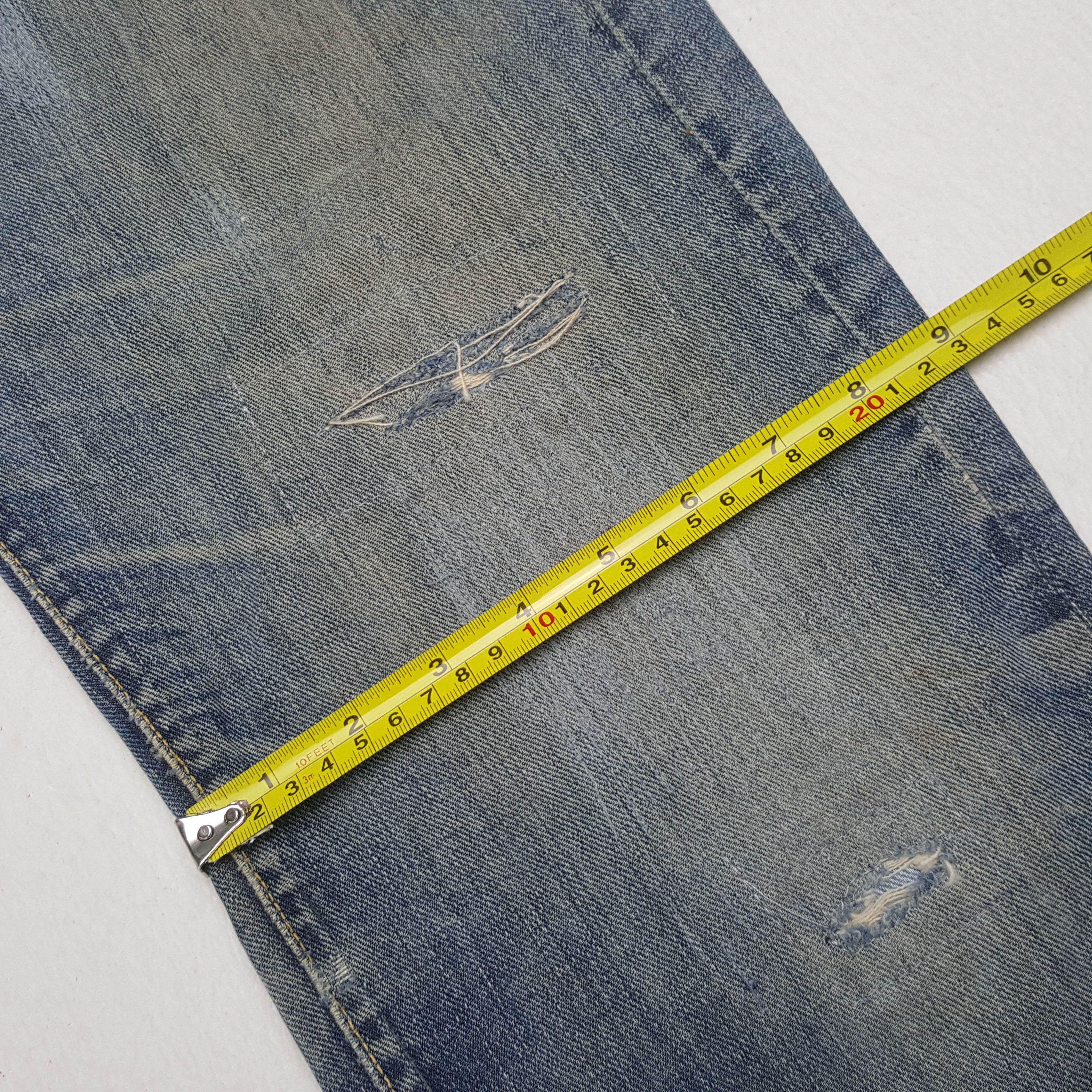 Lee Vintage 70's Lee Riders American Brand Distressed Jeans RR14 Size US 30 / EU 46 - 10 Thumbnail