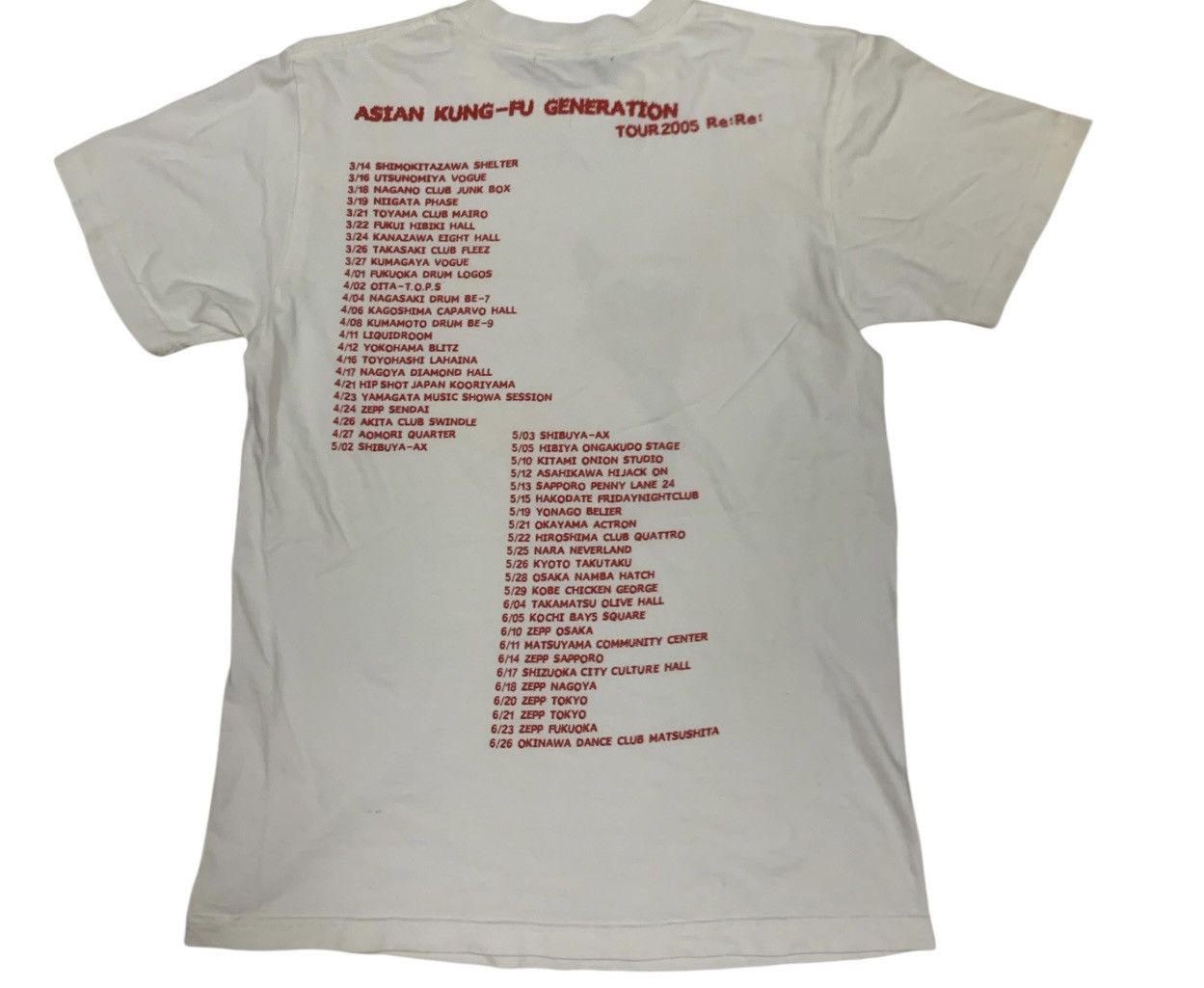 Band Tees Asian Kung Fu Album Re: Re: Tour Japan 2005 Size US S / EU 44-46 / 1 - 2 Thumbnail