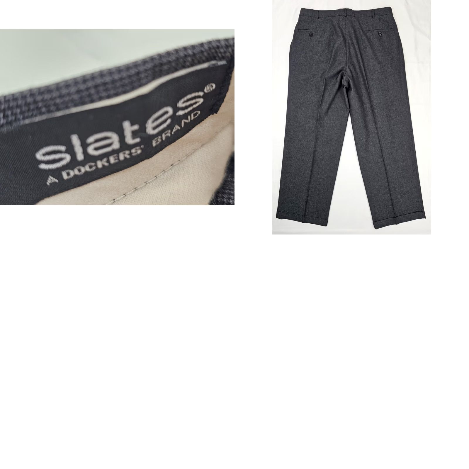 Dockers VINTAGE Dockers Relaxed Fit Houndstooth Pants Men 36x29 EUC Size US 36 / EU 52 - 8 Thumbnail