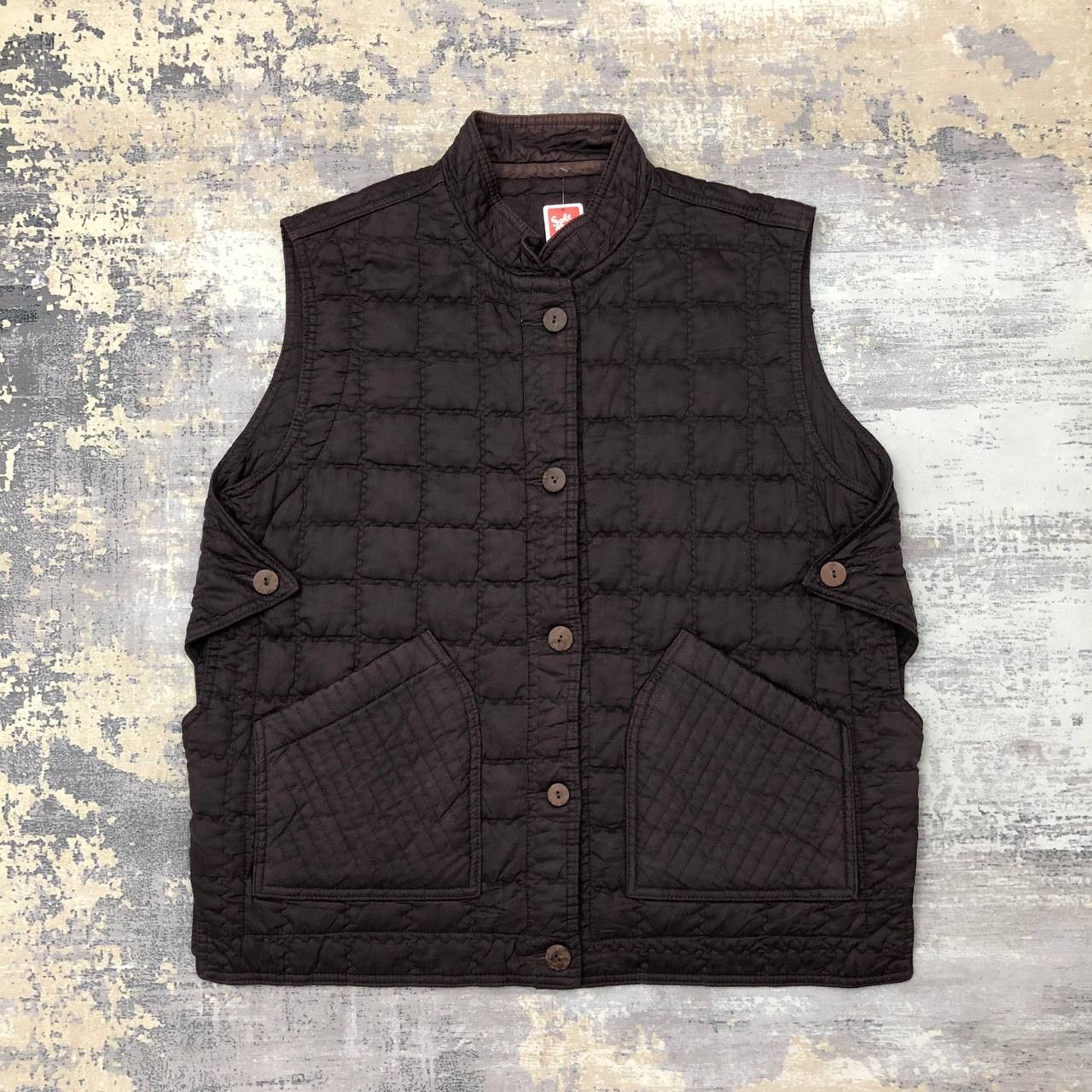Japanese Brand × Vintage Y418 VTG JAPAN QUILTED DOWN JACKET BAMBOO BUTTON Size US M / EU 48-50 / 2 - 1 Thumbnail