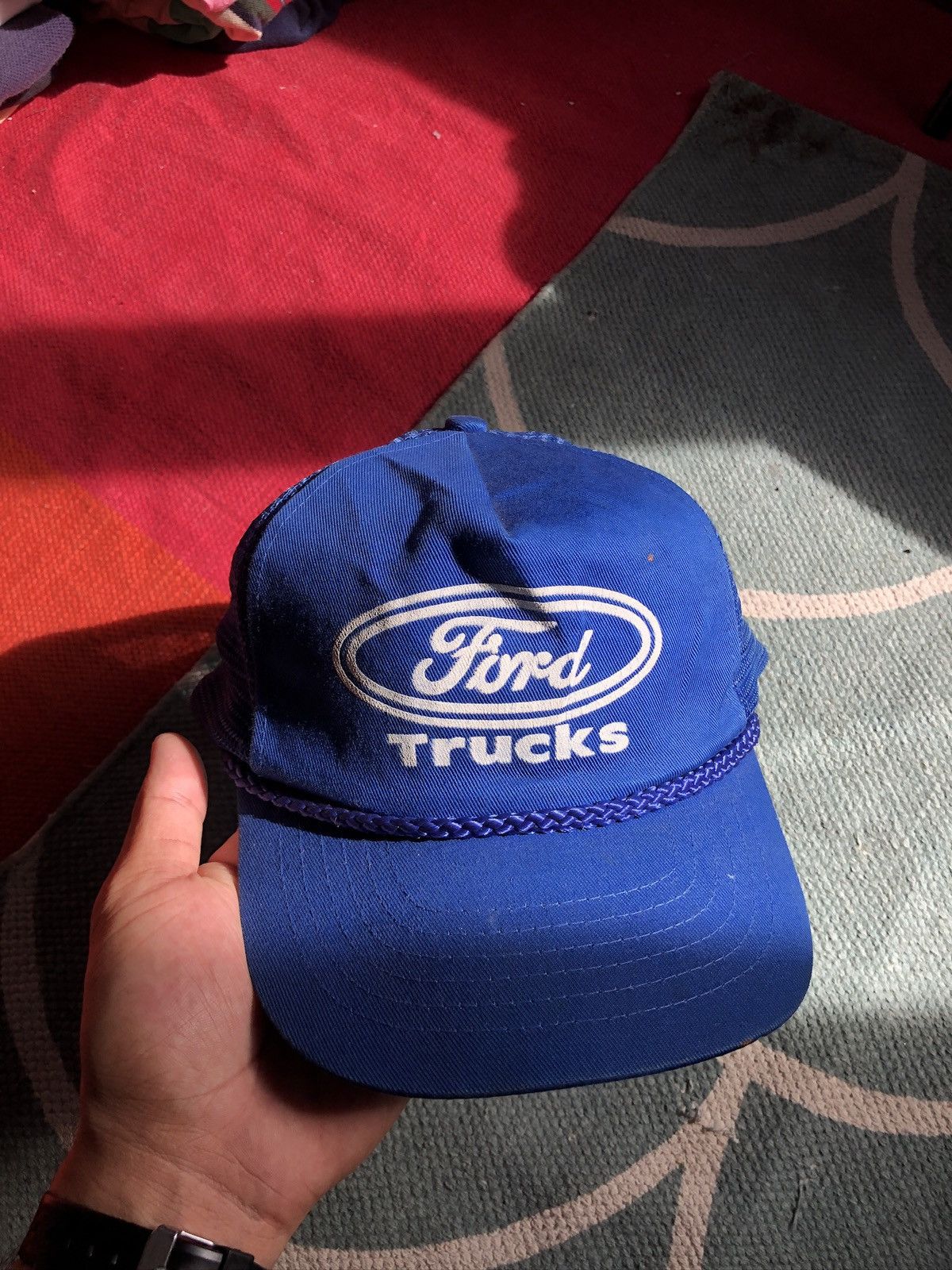 Vintage Vintage Ford Racing Hat Size ONE SIZE - 1 Thumbnail