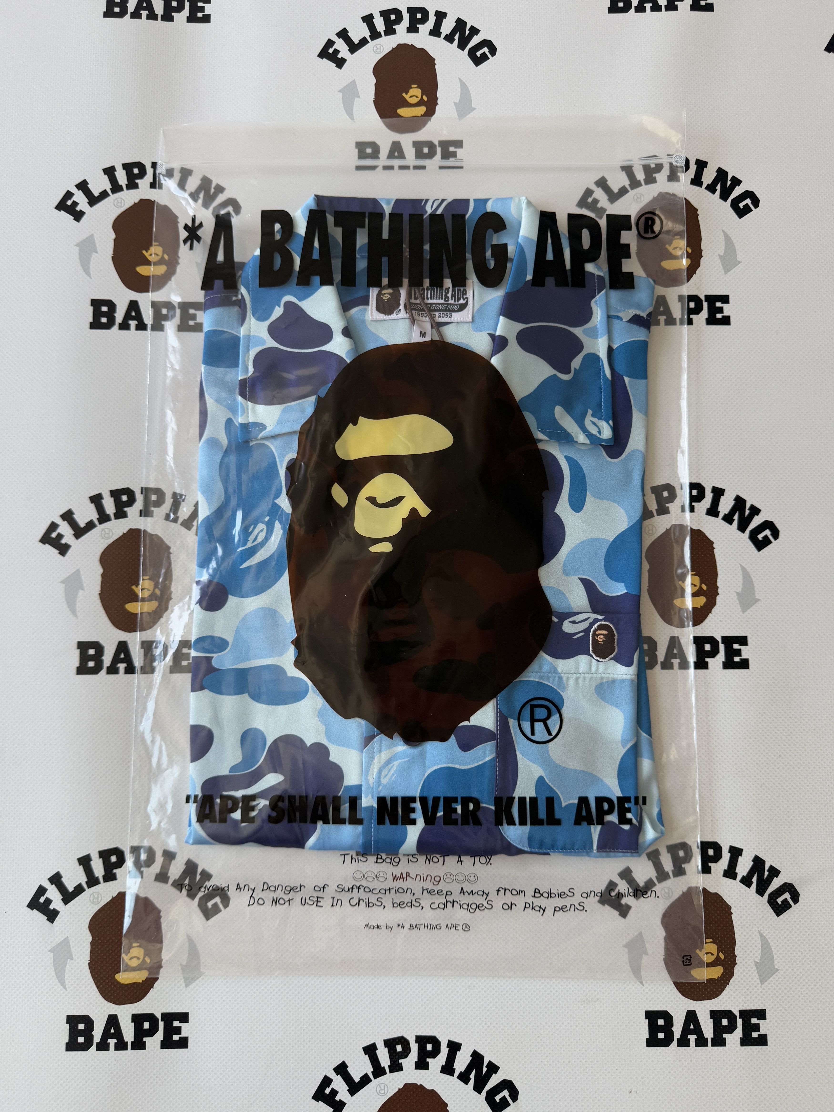 Bape BAPE ABC CAMO OPEN COLLAR SS SHIRTS (SS25) Size US M / EU 48-50 / 2 - 12 Thumbnail