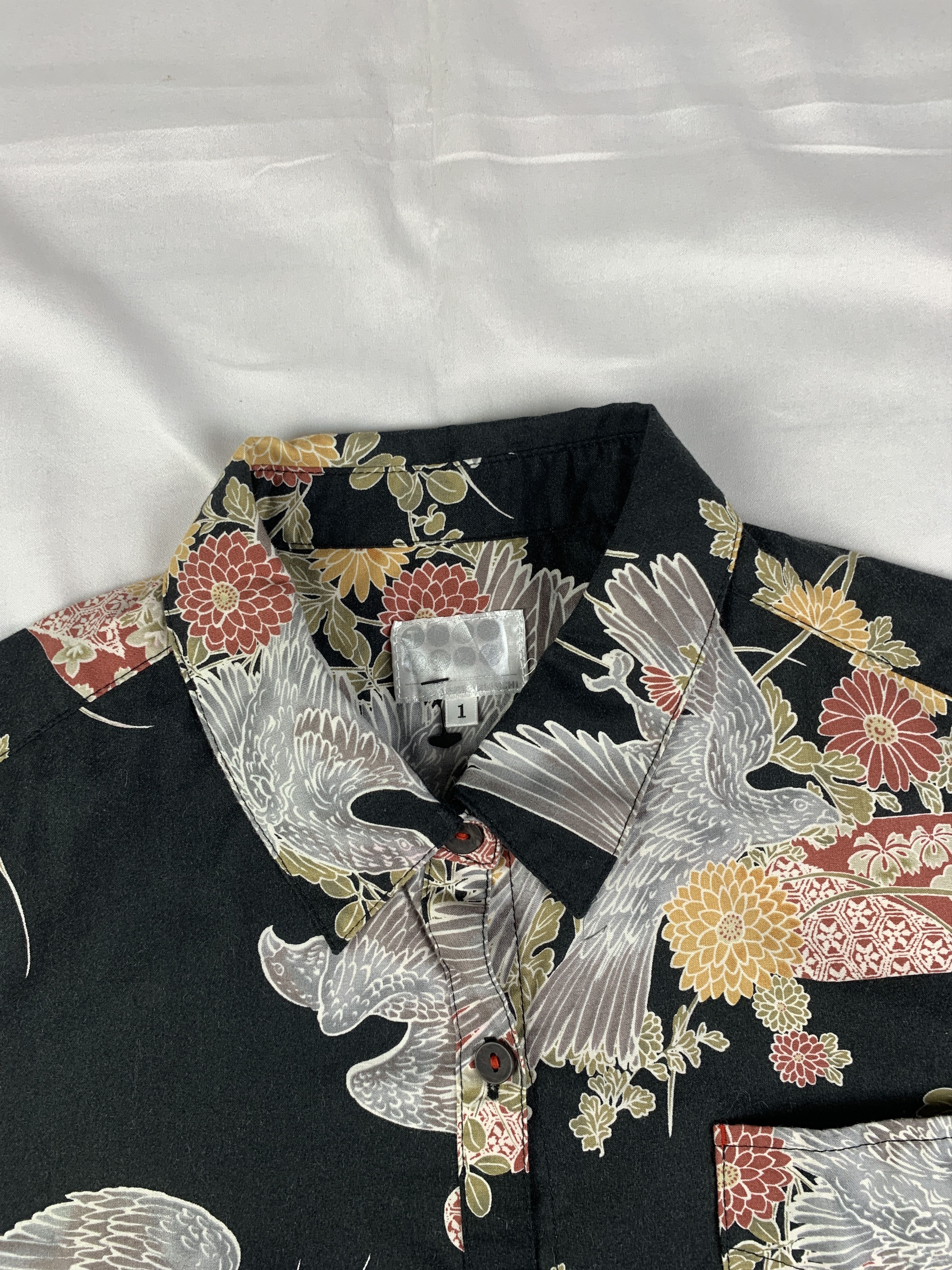 Takeo Kikuchi 2000s Takeo Kikuchi Eagle Traditional Art Shirt (M) Size M / US 6-8 / IT 42-44 - 8 Thumbnail
