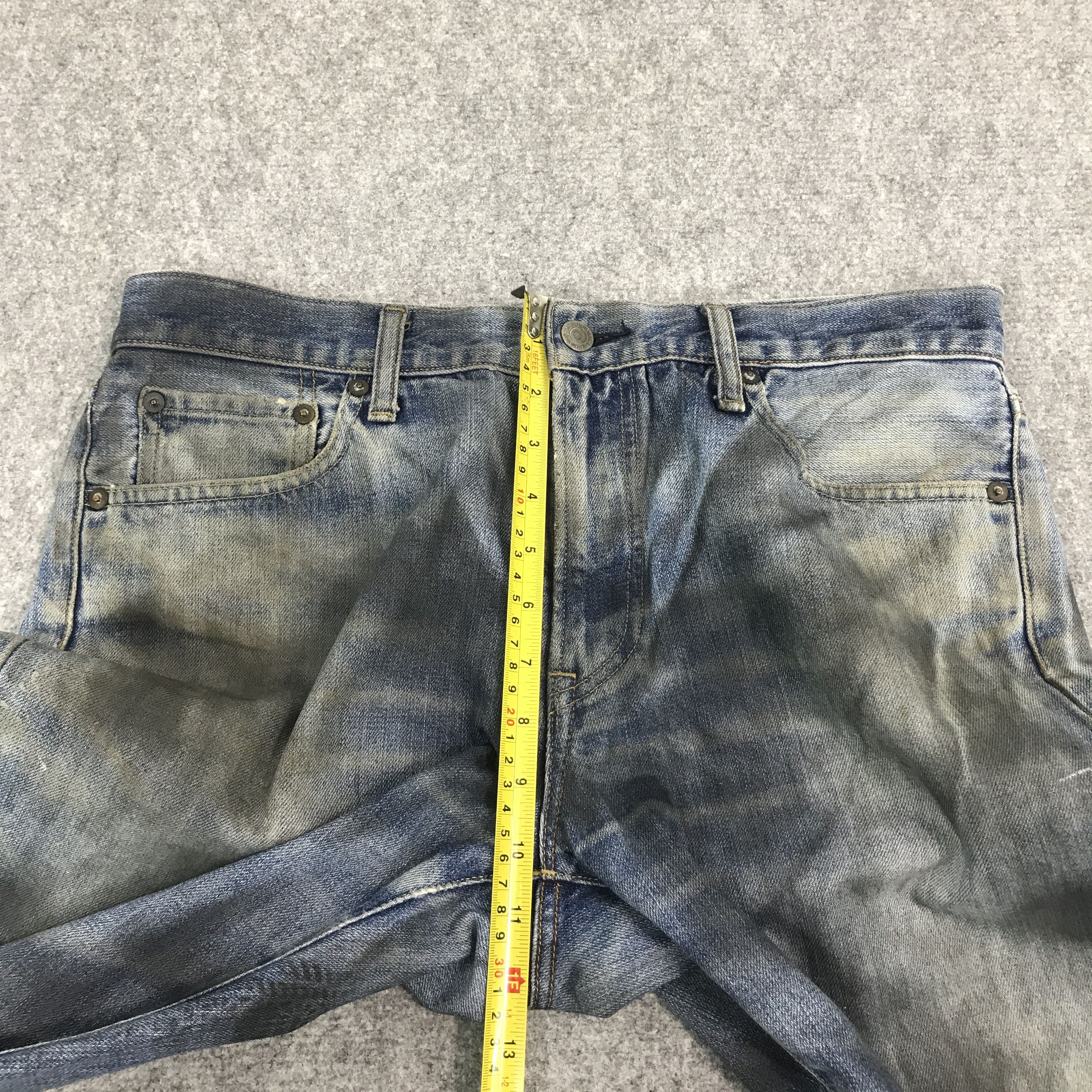 Uniqlo UNIQLO DISTRESSED DENIM JEANS PANTS Size US 32 / EU 48 - 9 Thumbnail