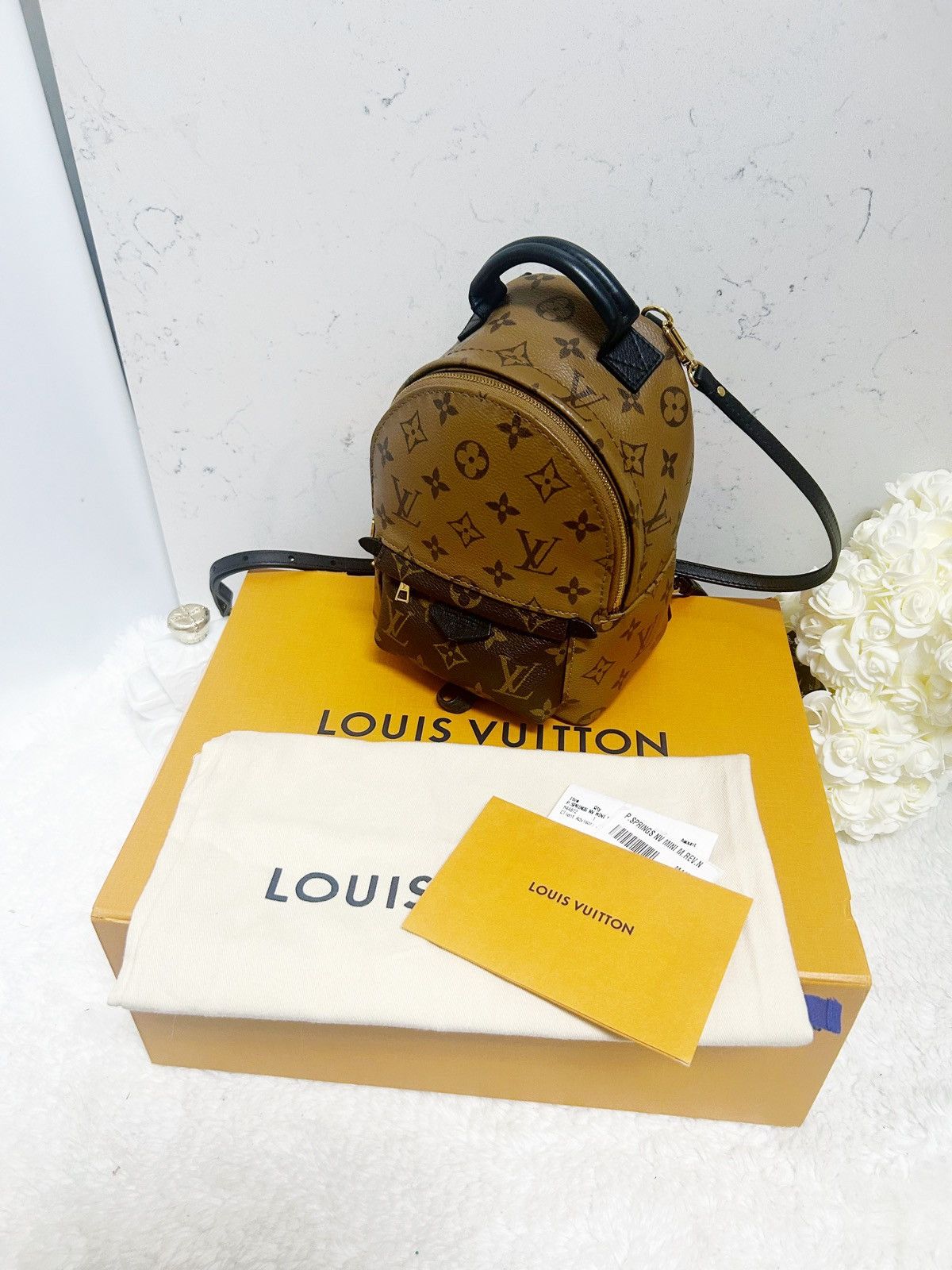 Louis Vuitton Authentic Louis Vuitton Reverse Mon. Palm Spr. Mini Backpack Size ONE SIZE - 12 Thumbnail