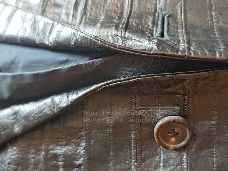 Jil Sander Jil Sander Embossed leather garment Size US S / EU 44-46 / 1 - 4 Thumbnail