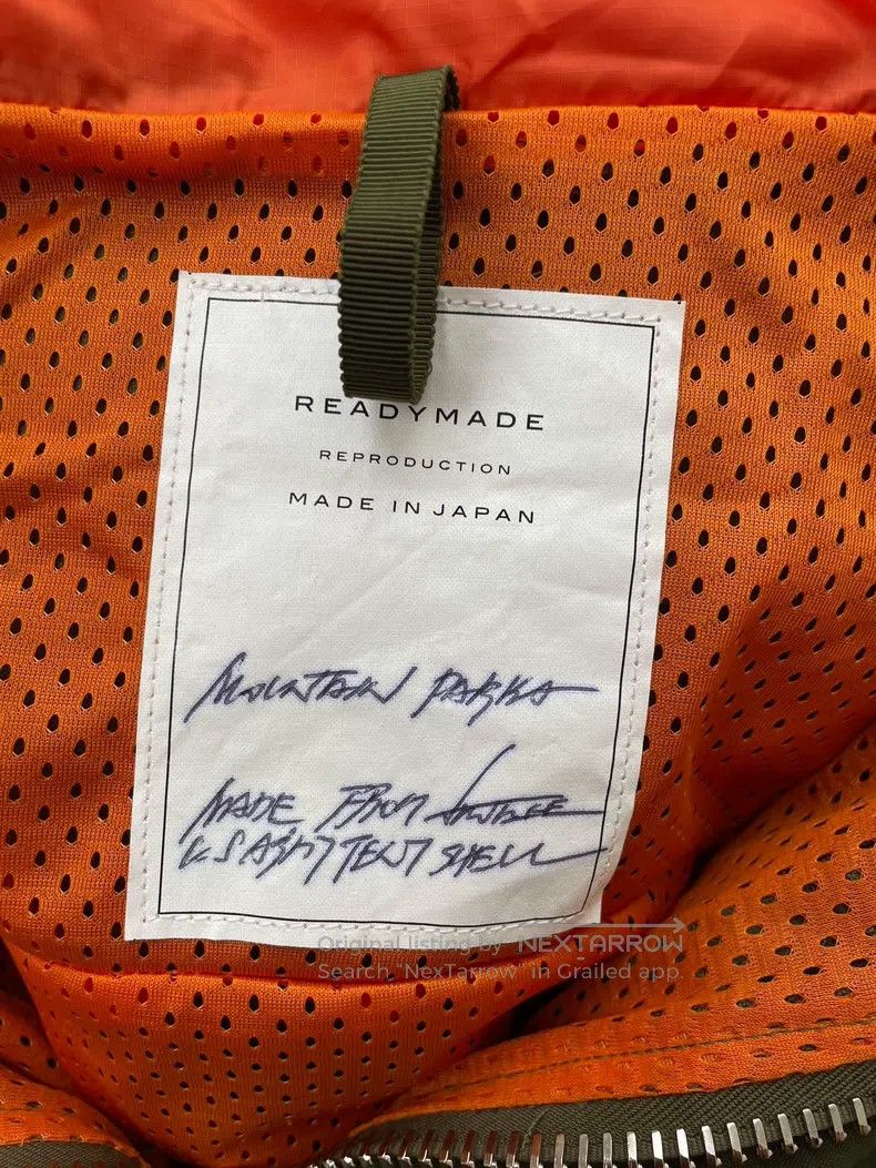 READYMADE Ready Made Rain Jacket, Antique Tent Fabric Military Fabri Size US S / EU 44-46 / 1 - 3 Thumbnail