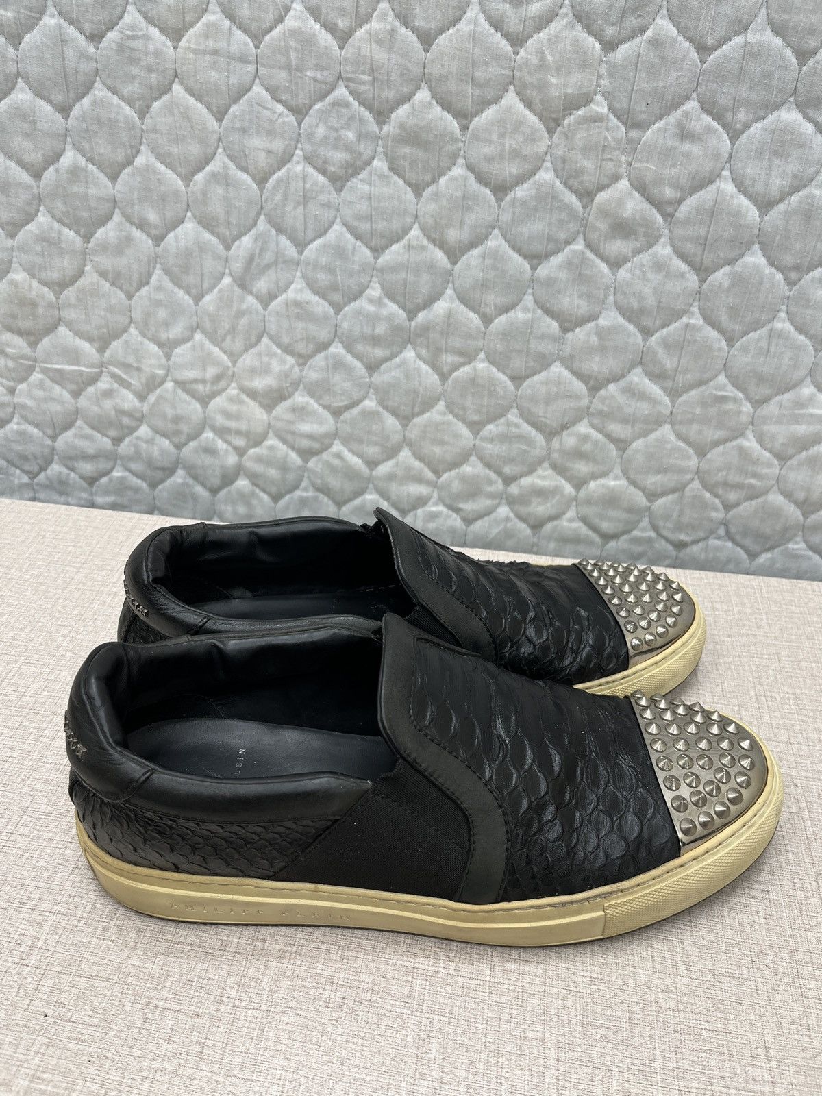 Philipp Plein 🔥🔥🔥STEALS PHILIPP PLEIN STUDDED SLIP ON SHOE Size US 8.5 / EU 41-42 - 9 Thumbnail