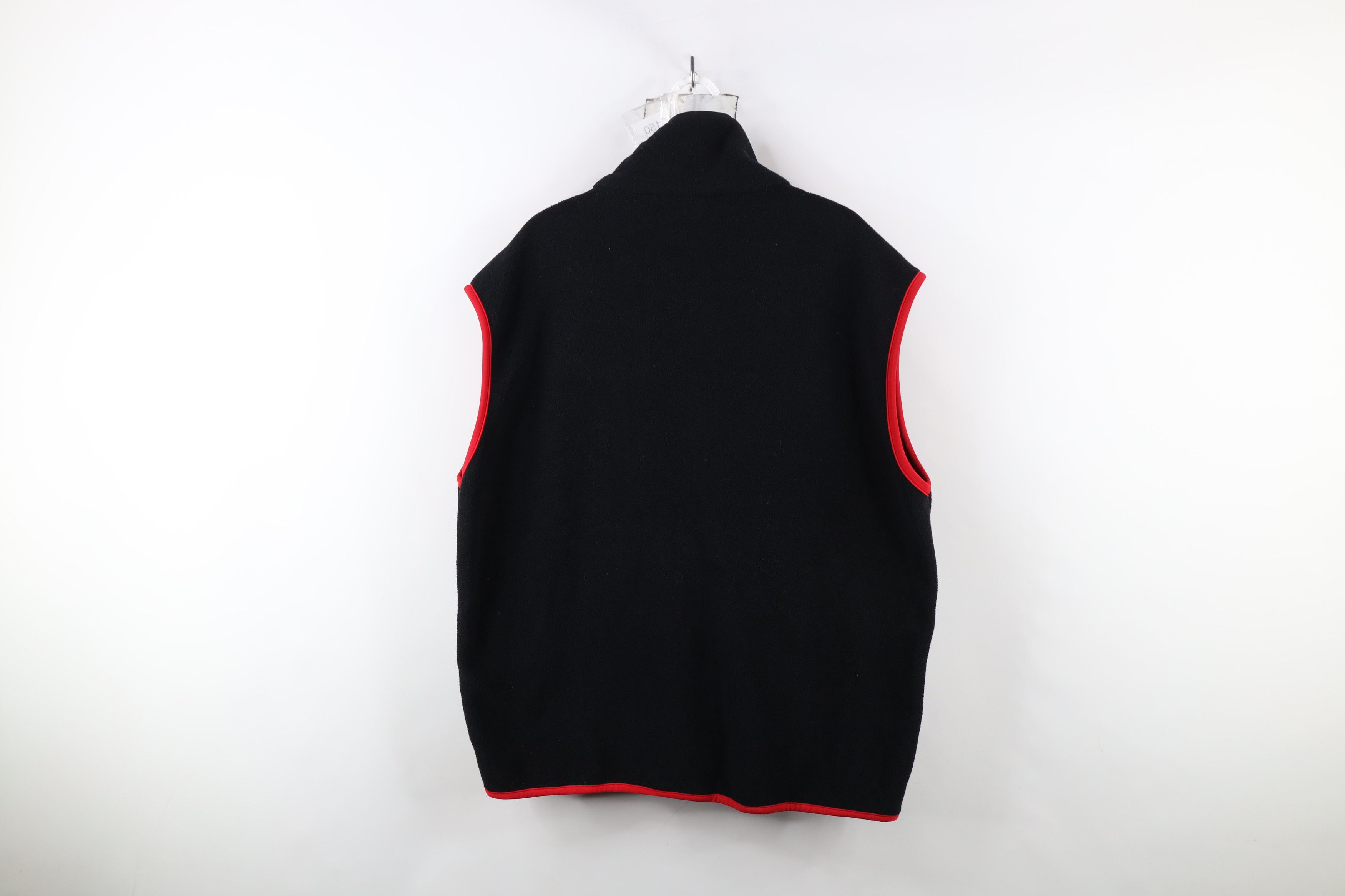 Marlboro × Vintage Vintage 90s Marlboro Full Zip Fleece Vest Jacket Black Size US L / EU 52-54 / 3 - 8 Thumbnail
