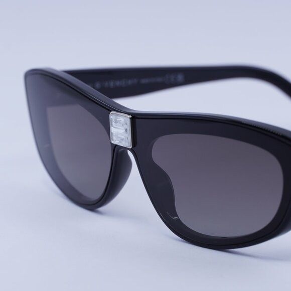 Givenchy 🕶️ New Givenchy GV40027I 01B Sunglasses - Shiny Black Frame Size ONE SIZE - 9 Thumbnail