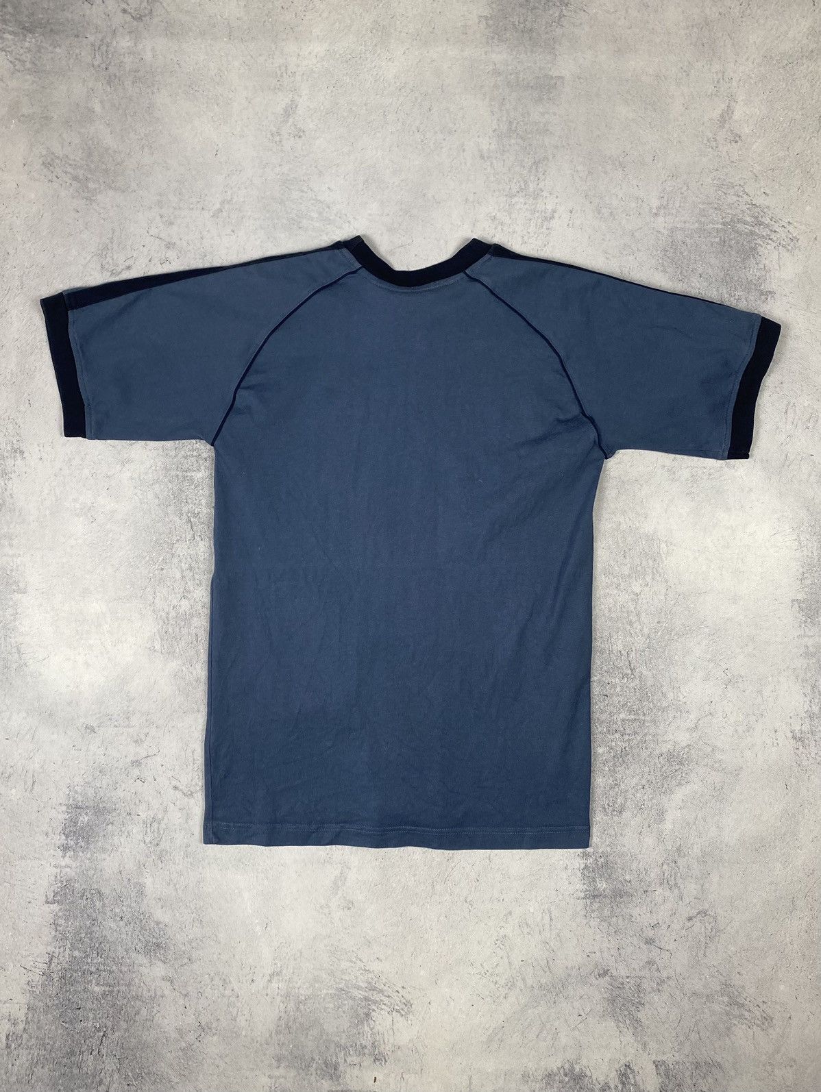 Nike × Vintage Vintage 00s Nike Swoosh Drill Tee Size US S / EU 44-46 / 1 - 9 Thumbnail