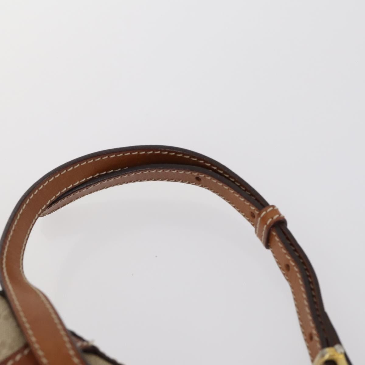 Celine CELINE Macadam Canvas Shoulder Bag Pvc Beige Gold Size ONE SIZE - 6 Thumbnail