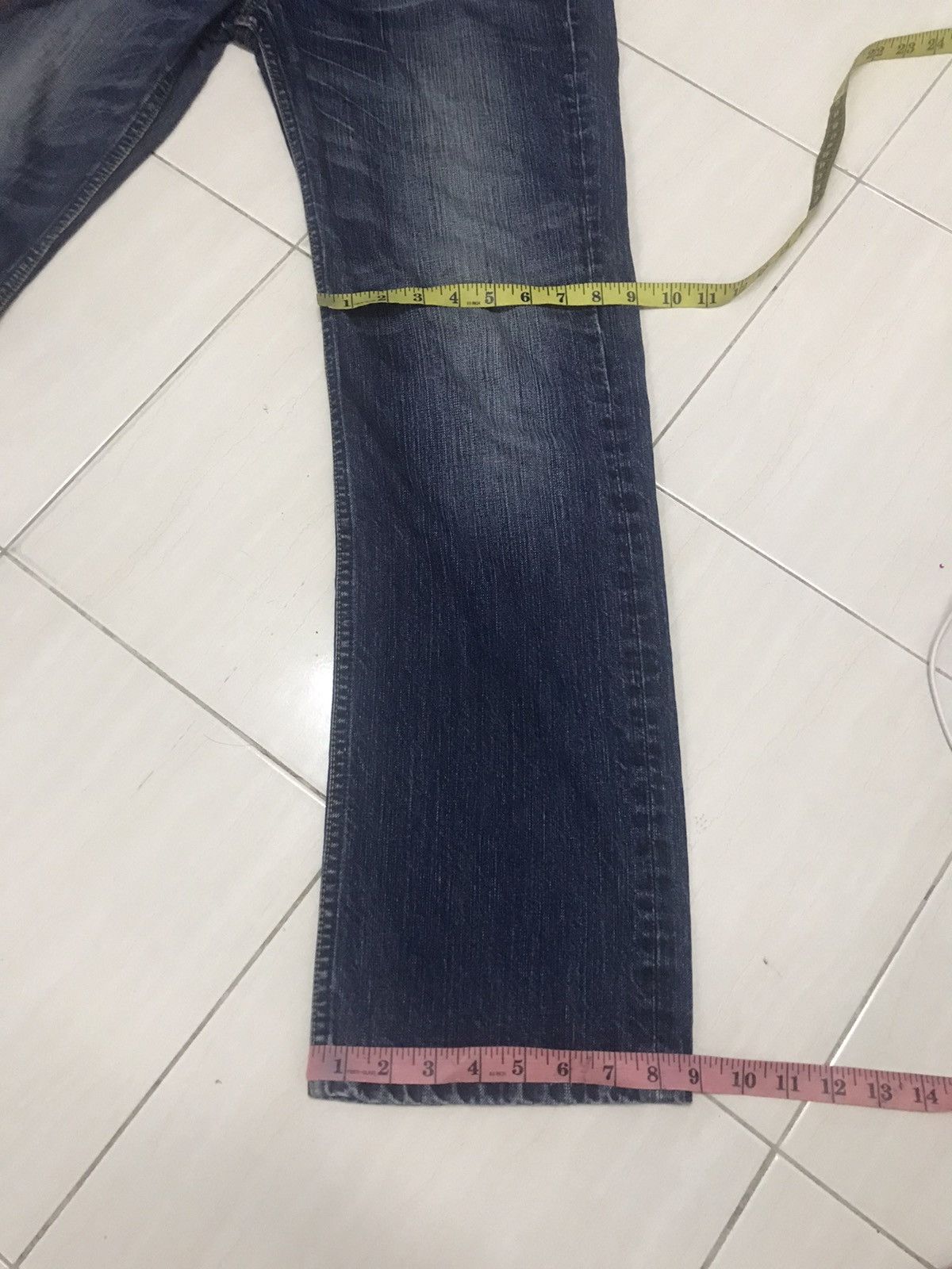 Japanese Brand × Oni × Vintage Oniarai japanese blue jeans denim Size US 32 / EU 48 - 16 Thumbnail