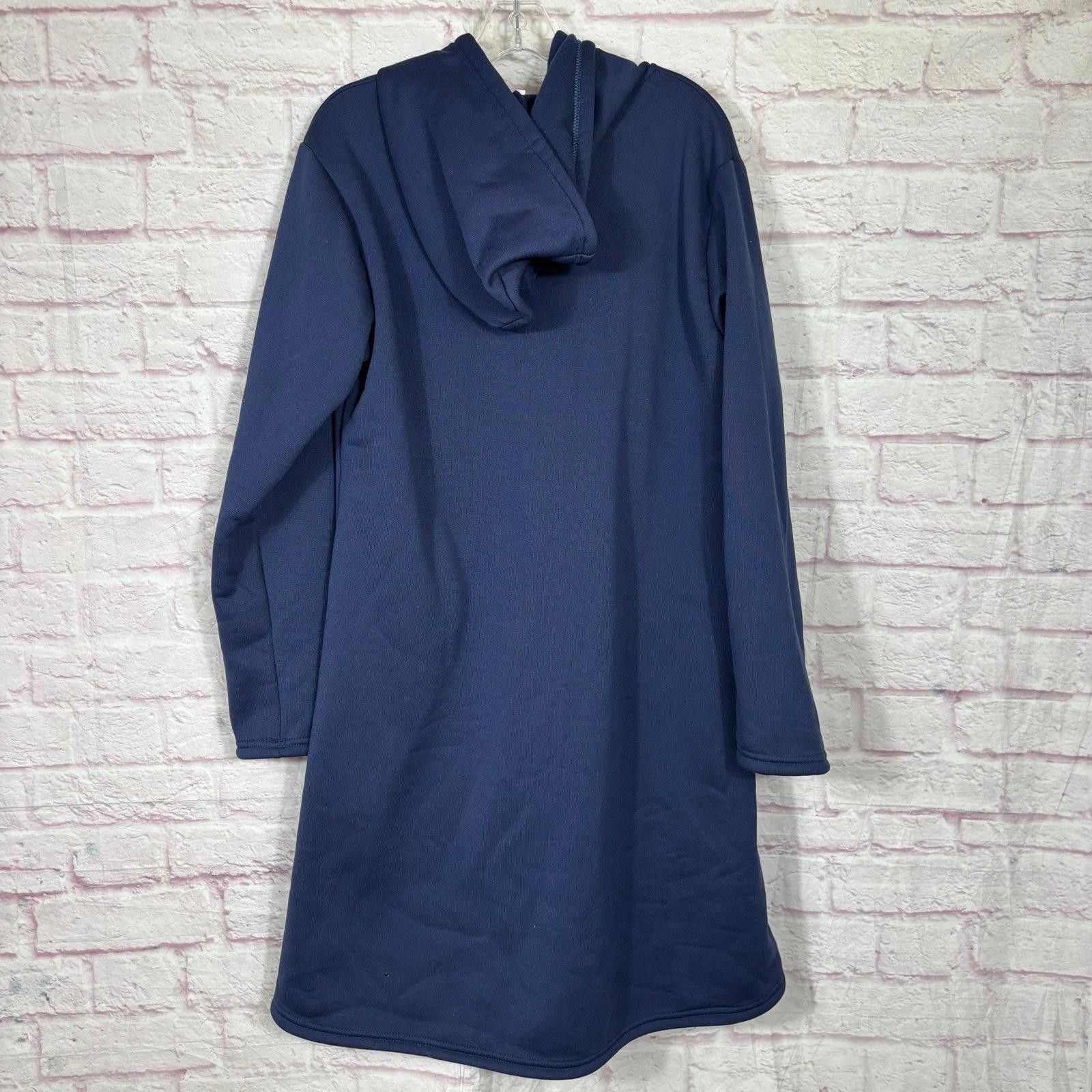 Other Navy Blue Zip-Up Hoodie with Drawstring Hood Womens XXL Size XXL / US 16-18 / IT 52-54 - 5 Thumbnail