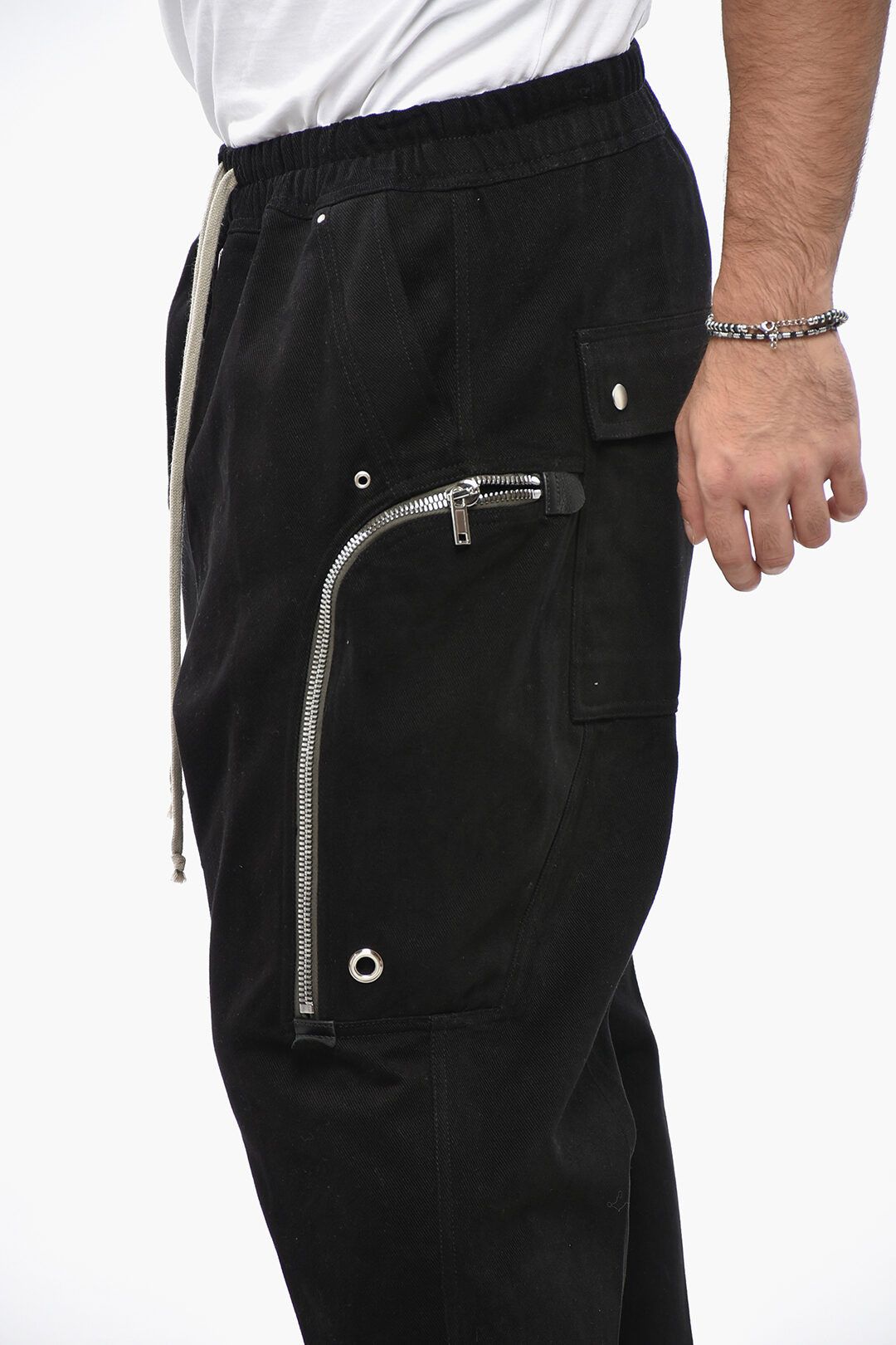 Rick Owens og1mm1025 Cargo Pant in Black Size US 34 / EU 50 - 3 Thumbnail